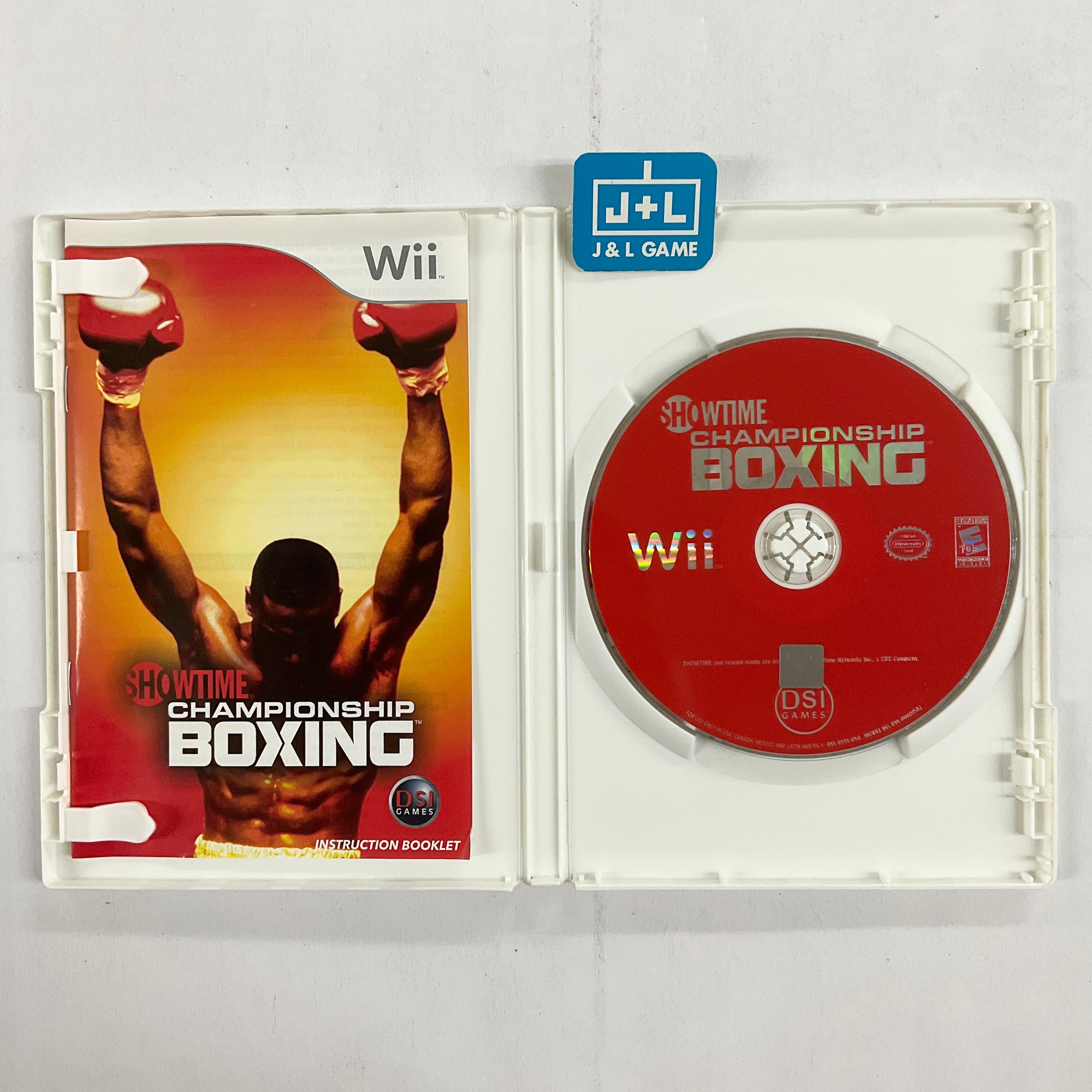 Showtime Championship Boxing - Nintendo Wii [Pre-Owned] Video Games DSI Games   