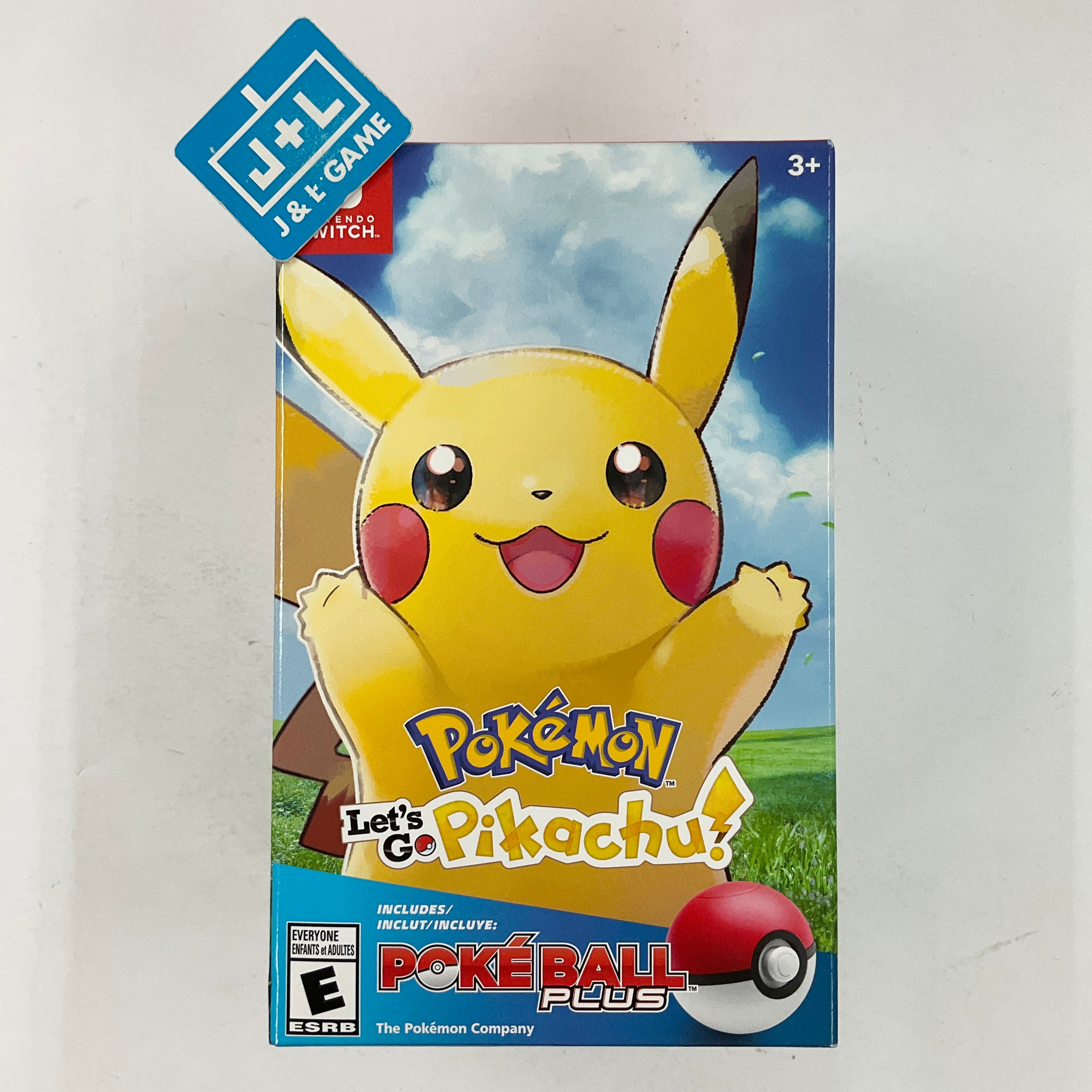 Pokémon: Let’s Go, Pikachu! + Poké Ball Plus Pack - (NSW) Nintendo Switch Video Games Nintendo