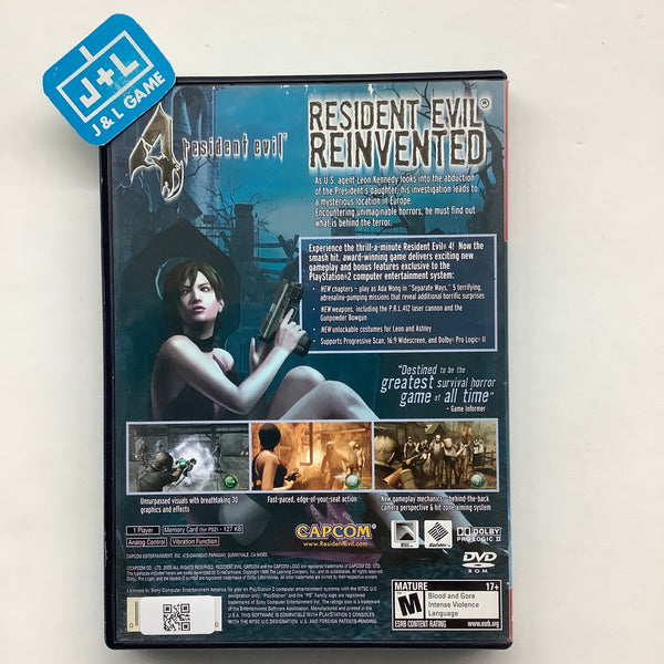Resident Evil 4 [SLUS 21134] (Sony Playstation 2) - Box Scans