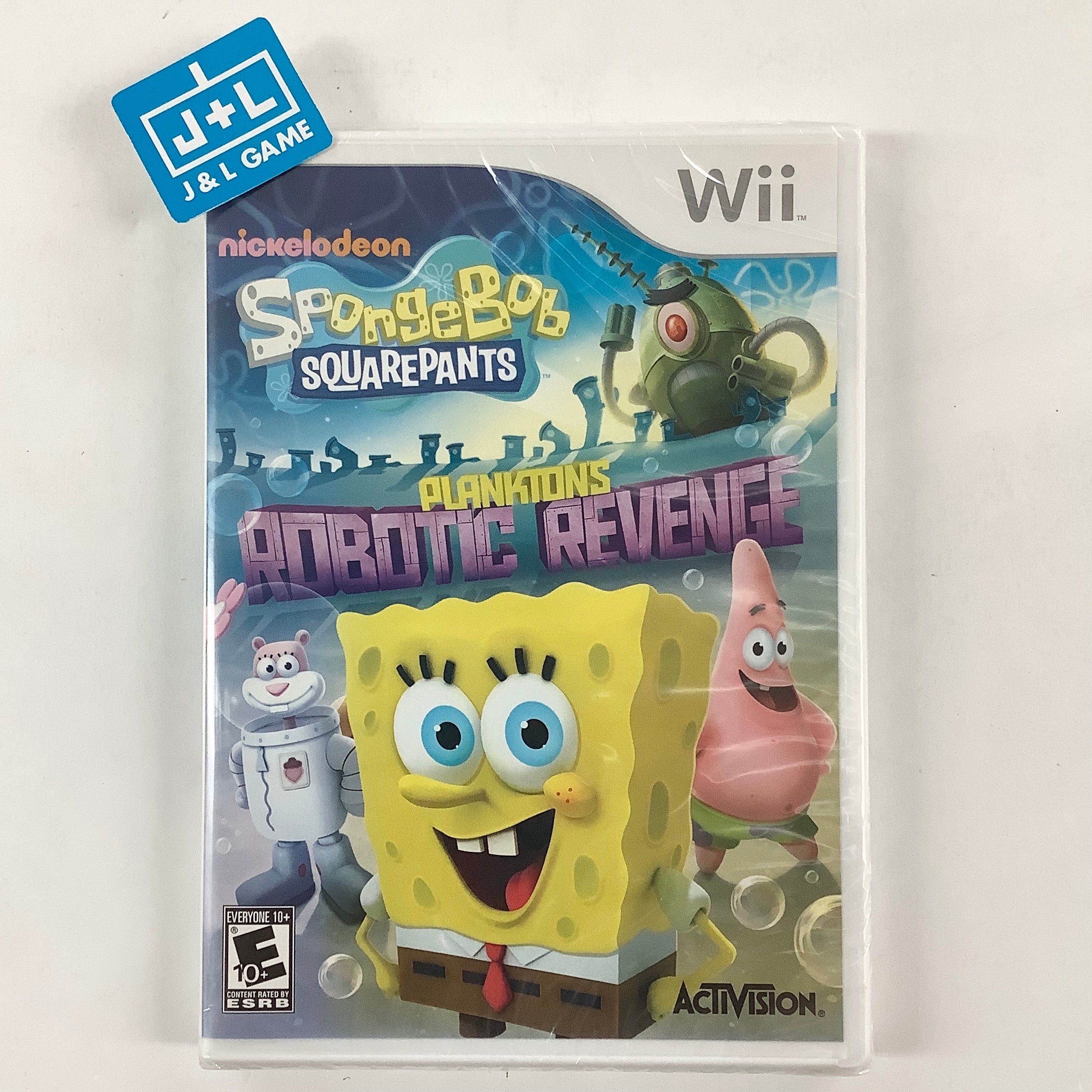 SpongeBob SquarePants: Plankton's Robotic Revenge - Nintendo Wii Video Games Activision   