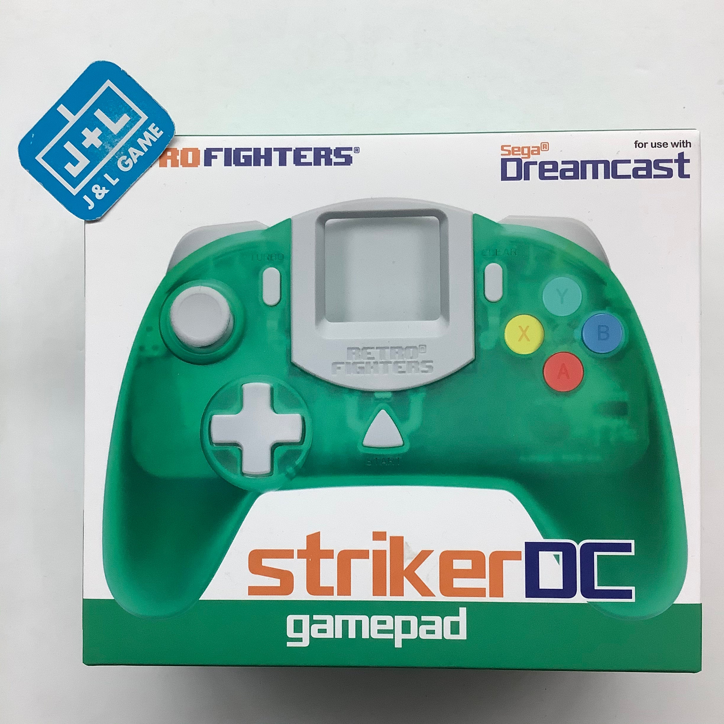 Retro Fighters StrikerDC Dreamcast Controller (Green) - (DC) SEGA Dreamcast Accessories Retro Fighters