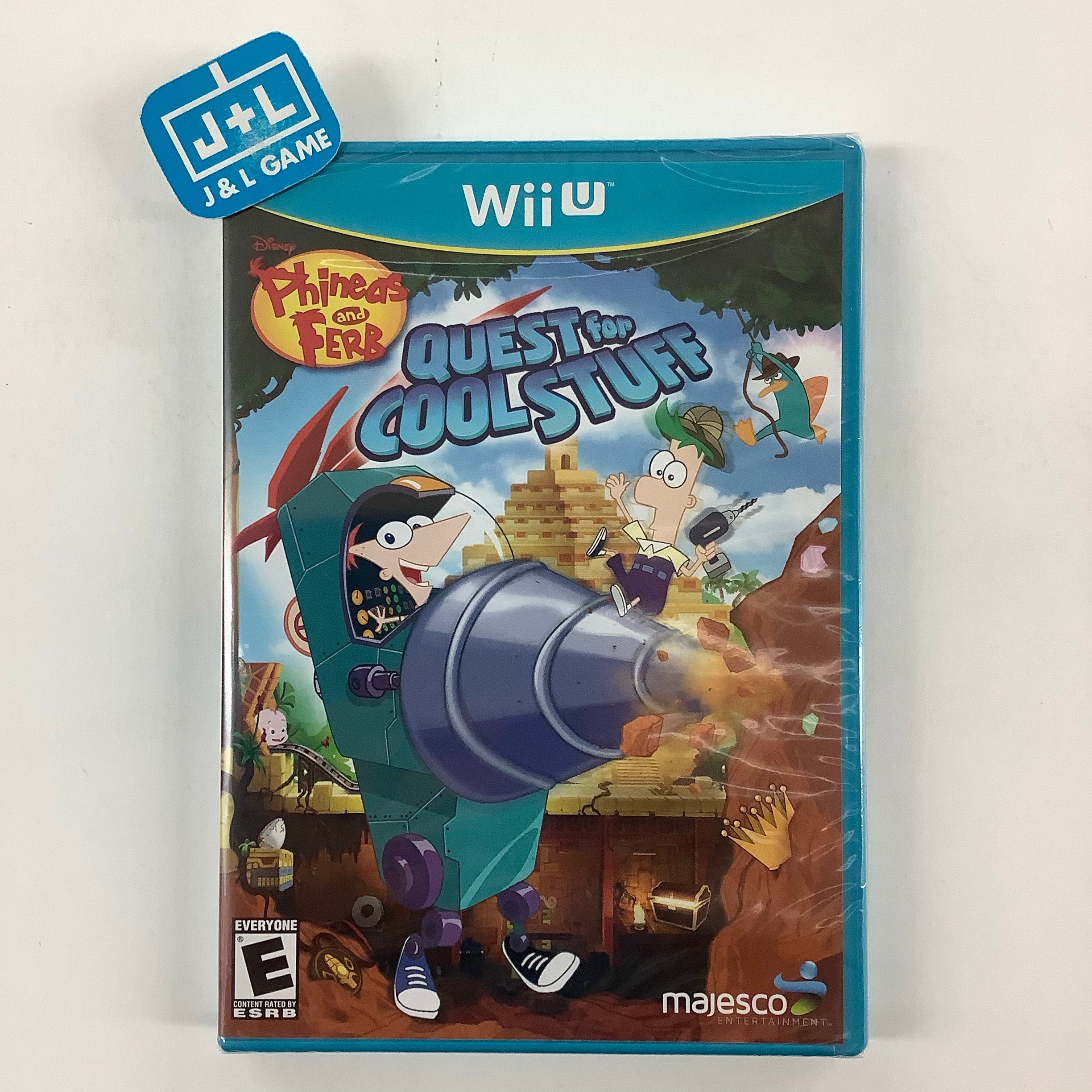Phineas and Ferb: Quest for Cool Stuff - Nintendo Wii U Video Games Majesco