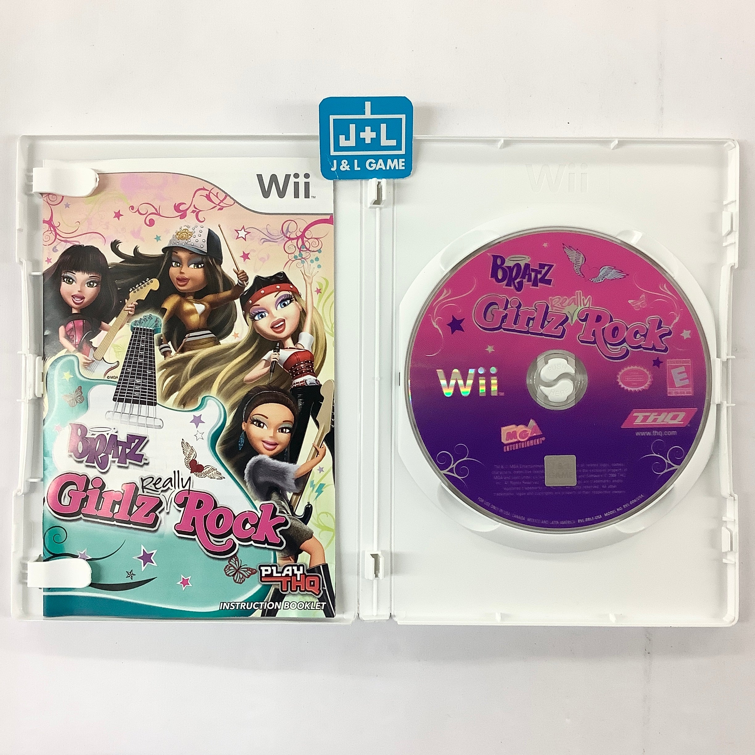 Bratz: Girlz Really Rock - Nintendo Wii [Pre-Owned] Video Games THQ   