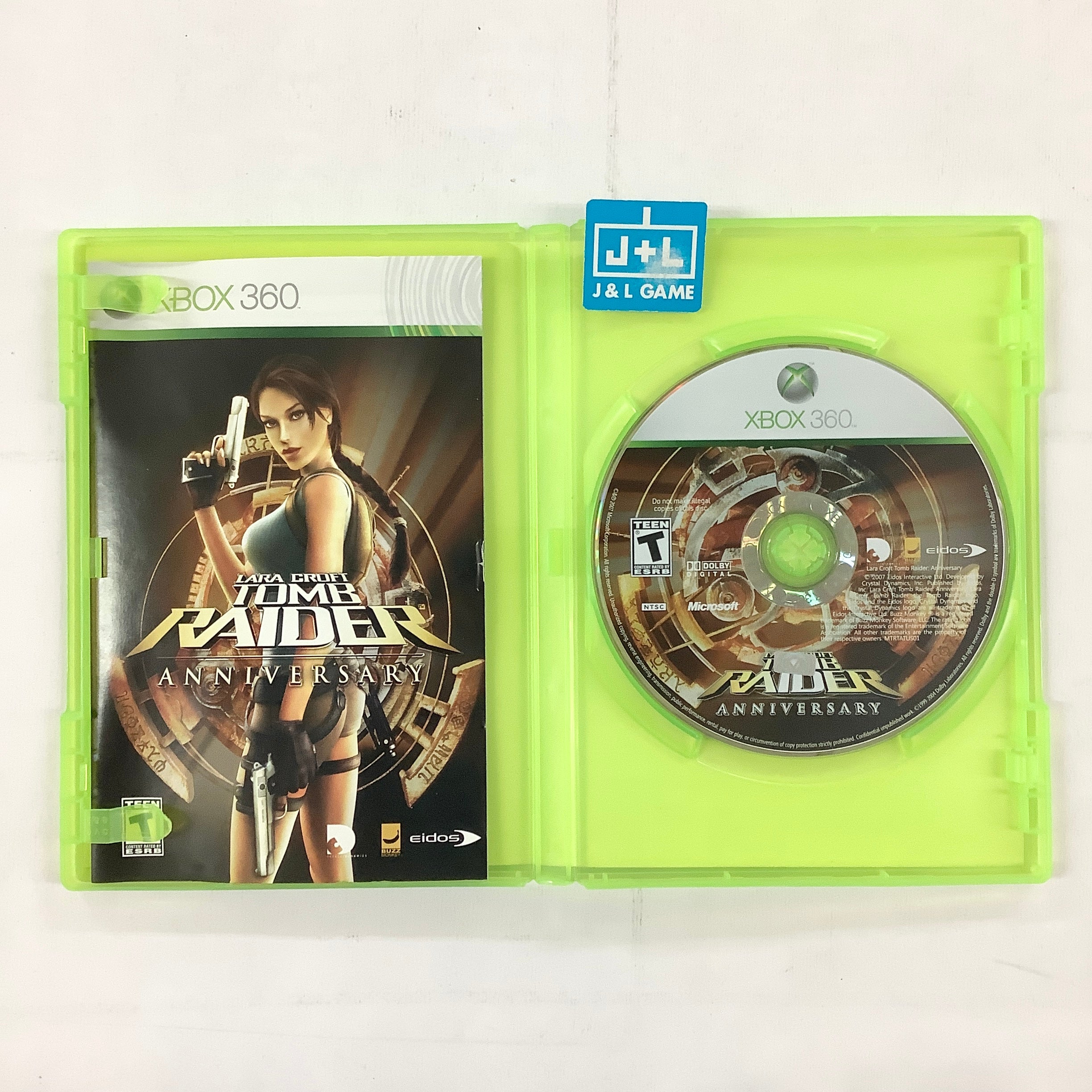 Tomb Raider: Anniversary - Xbox 360 [Pre-Owned] Video Games Eidos Interactive   