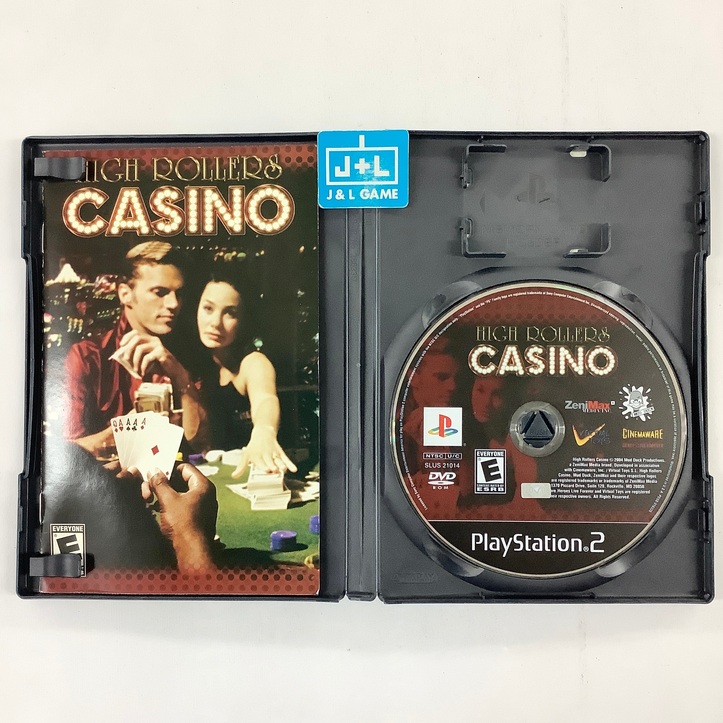 High Rollers Casino - (PS2) PlayStation 2 [Pre-Owned] Video Games Mud Duck Productions   