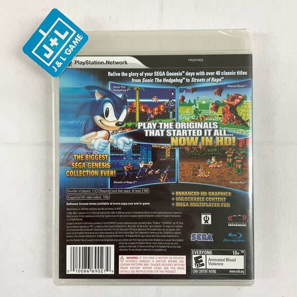 Sonic's Ultimate Genesis Collection - (PS3) PlayStation 3 – J&L Video ...