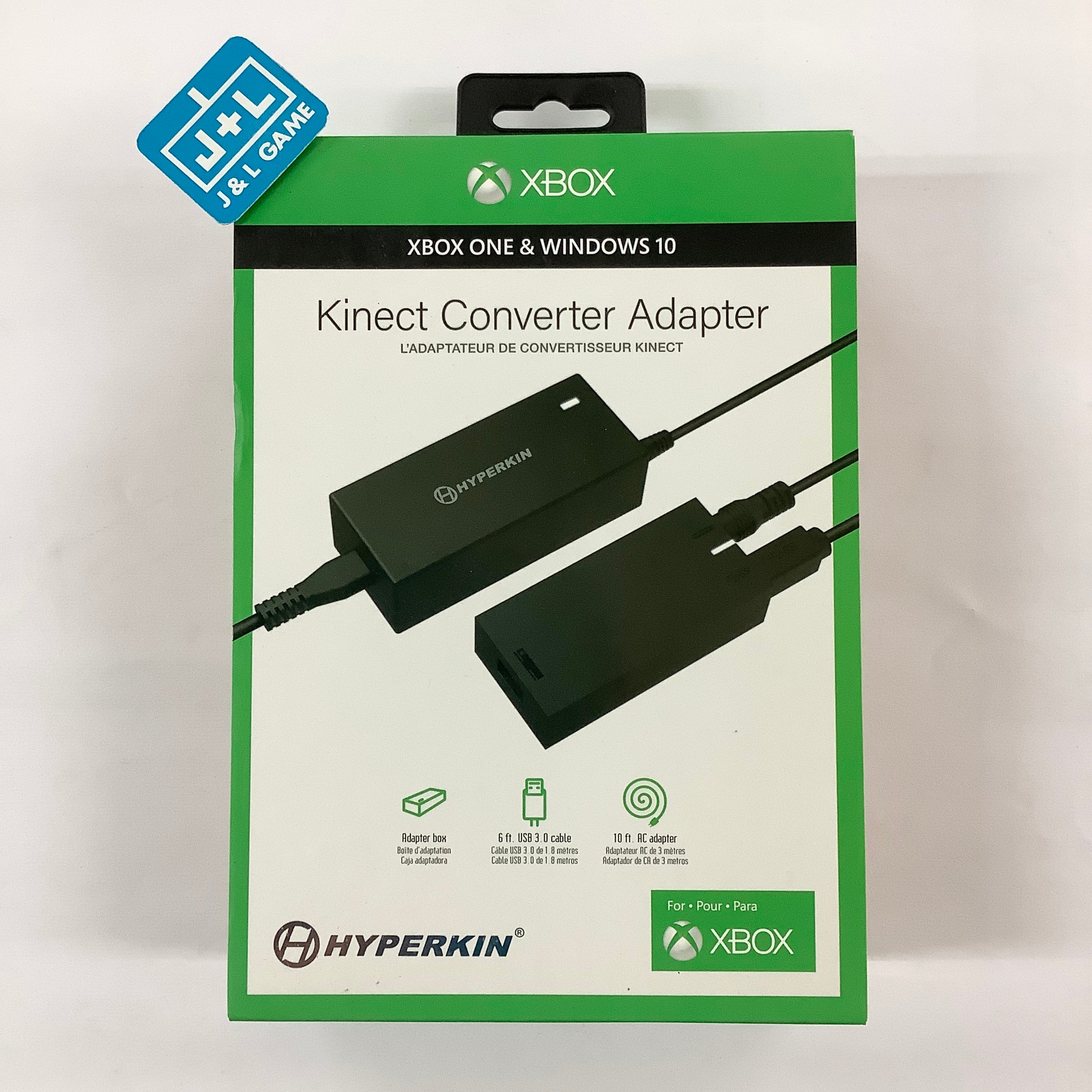 Hyperkin Kinect Converter Adapter for Xbox One S, Xbox One X, and Windows 10 PCs - Officially Licensed By Xbox - (XB1) Xbox One Accessories Hyperkin   