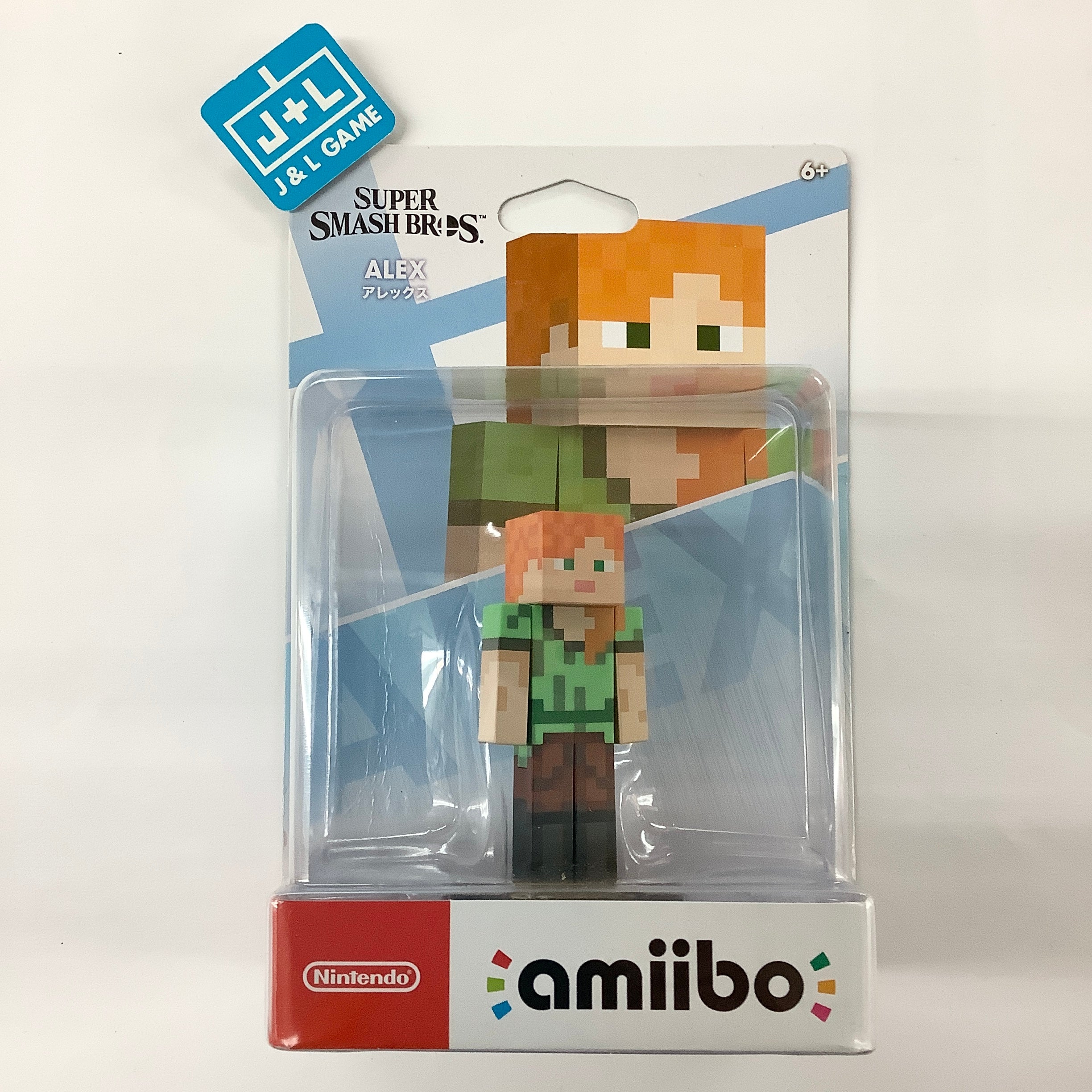 AMIIBO SUPER SMASH BROS. SERIES FIGURE (STEVE AND ALEX) JAPAN NEW AMIIBO SUPER SMASH BROS. SERIES FIGURE (STEVE AND ALEX) JAPAN NEW