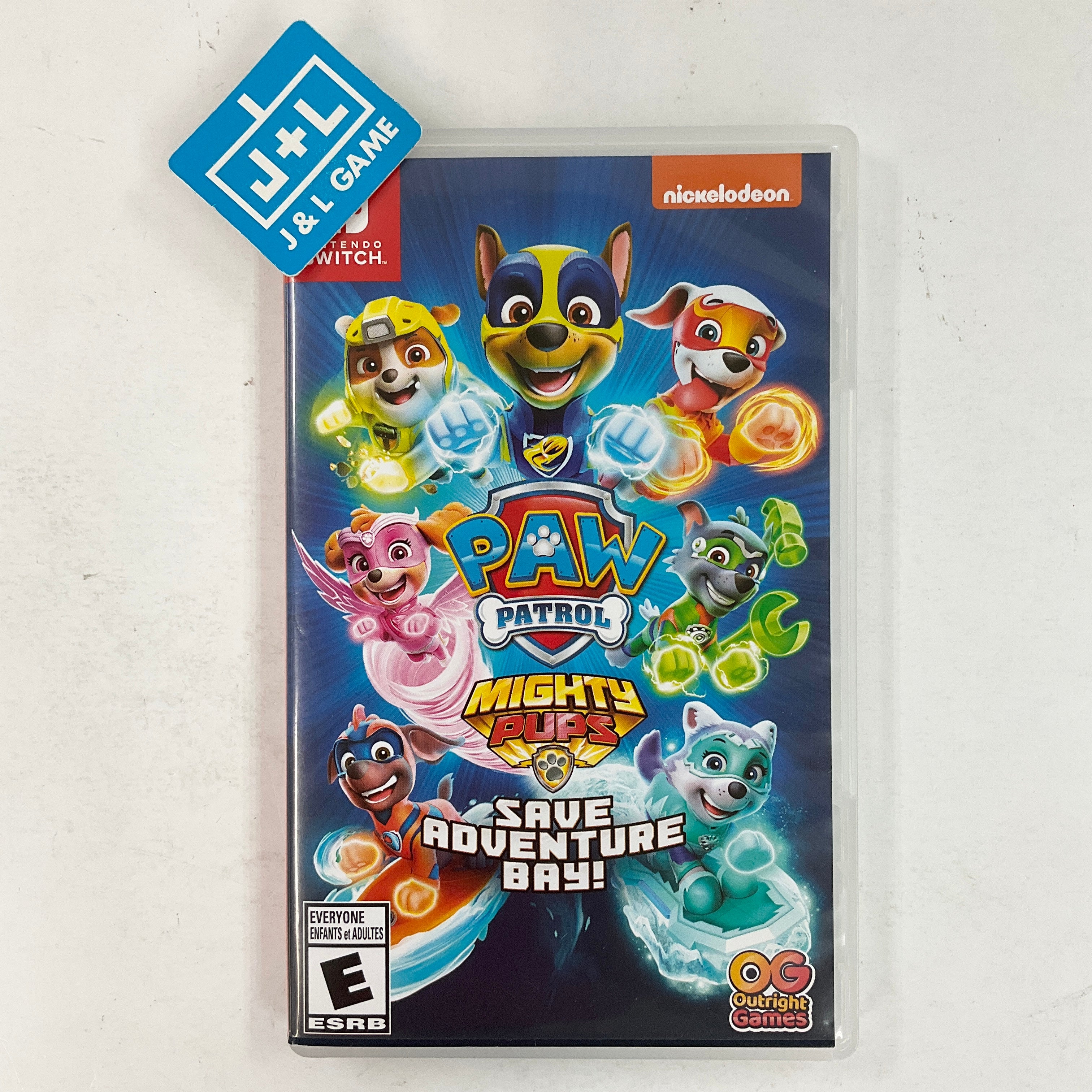 Paw Patrol: Mighty Pups - Save Adventure Bay! - (NSW) Nintendo Switch [Pre-Owned] Video Games Outright Games   
