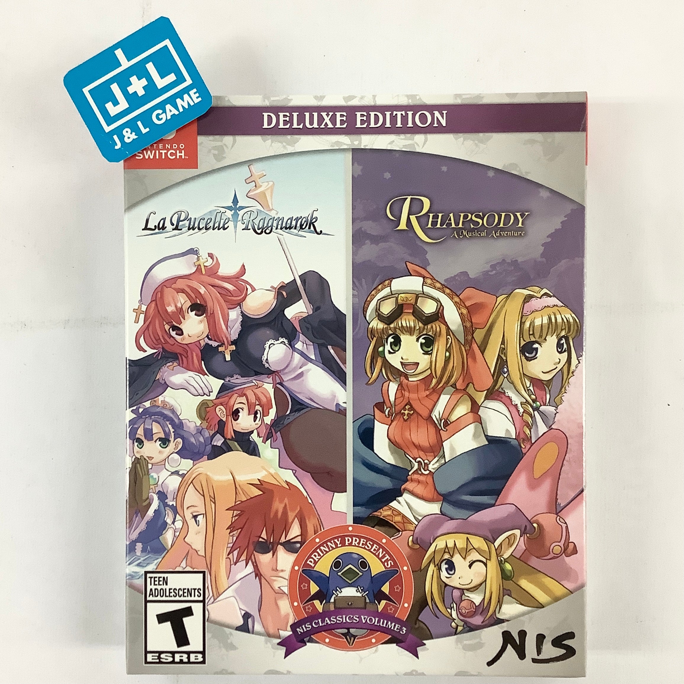 Prinny Presents NIS Classics Volume 3: La Pucelle: Ragnarok / Rhapsody: A Musical Adventure Deluxe Edition - (NSW) Nintendo Switch Video Games NIS America