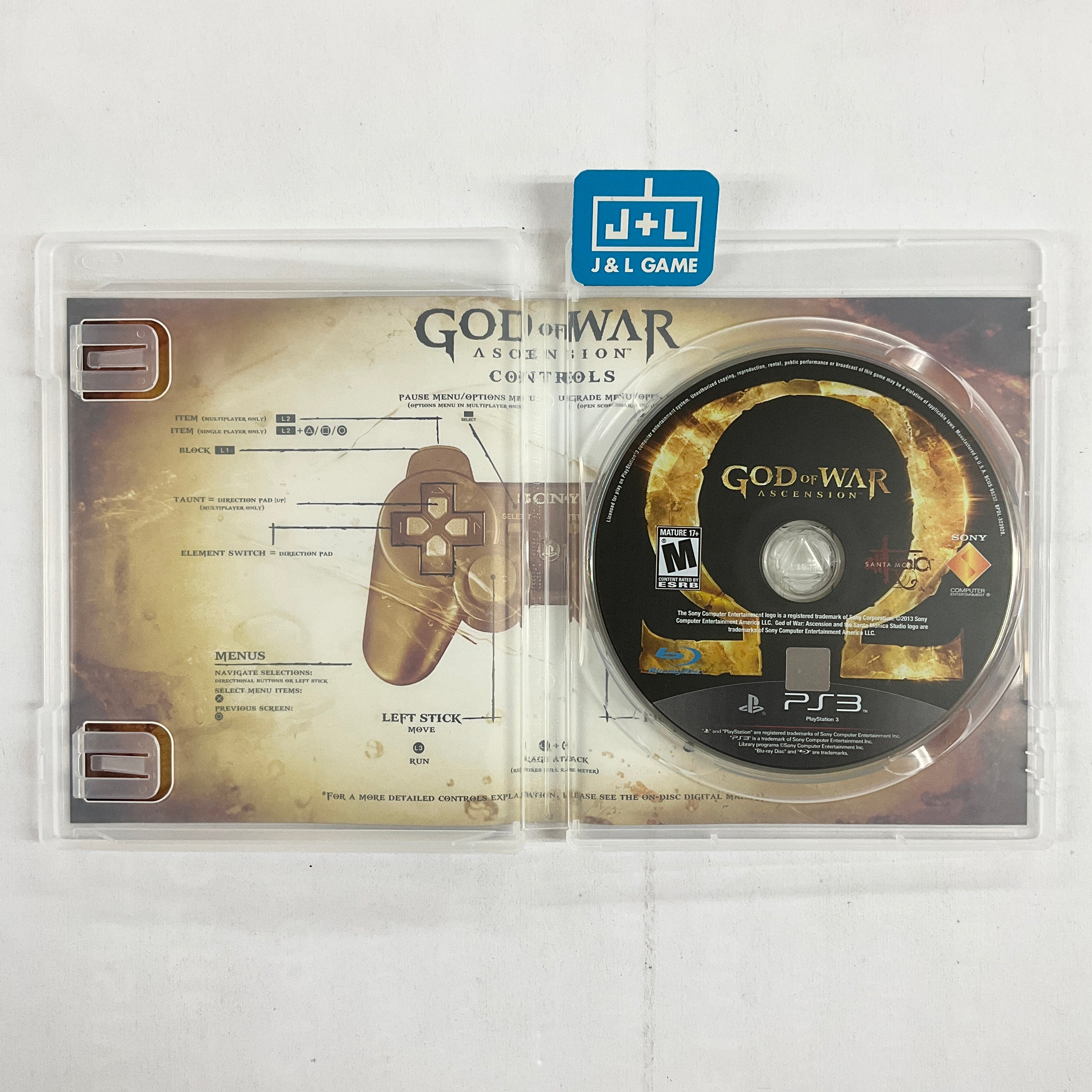 God of War: Ascension - (PS3) PlayStation 3 [Pre-Owned] Video Games SCEA   