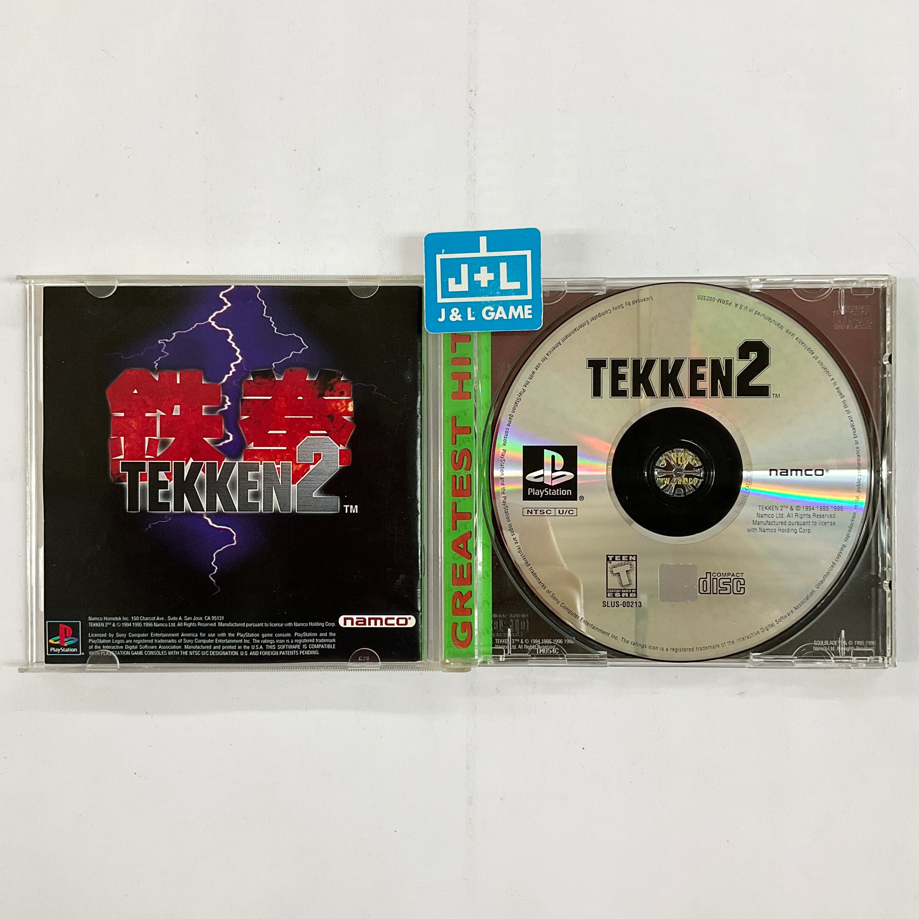 Tekken 2 (Greatest Hits) - (PS1) PlayStation 1 [Pre-Owned] Video Games Namco   