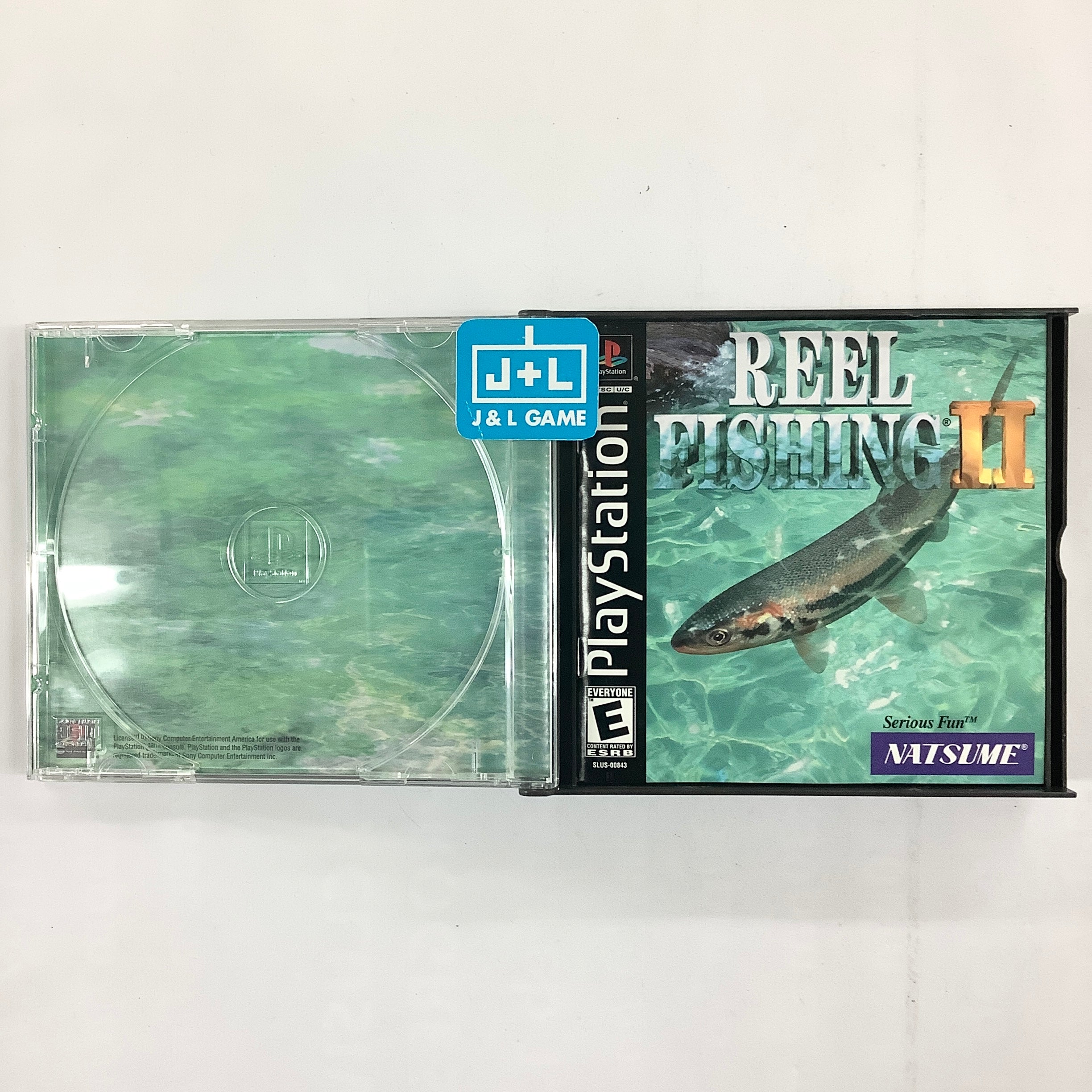 Reel Fishing II - (PS1) PlayStation 1 [Pre-Owned] Video Games Natsume   