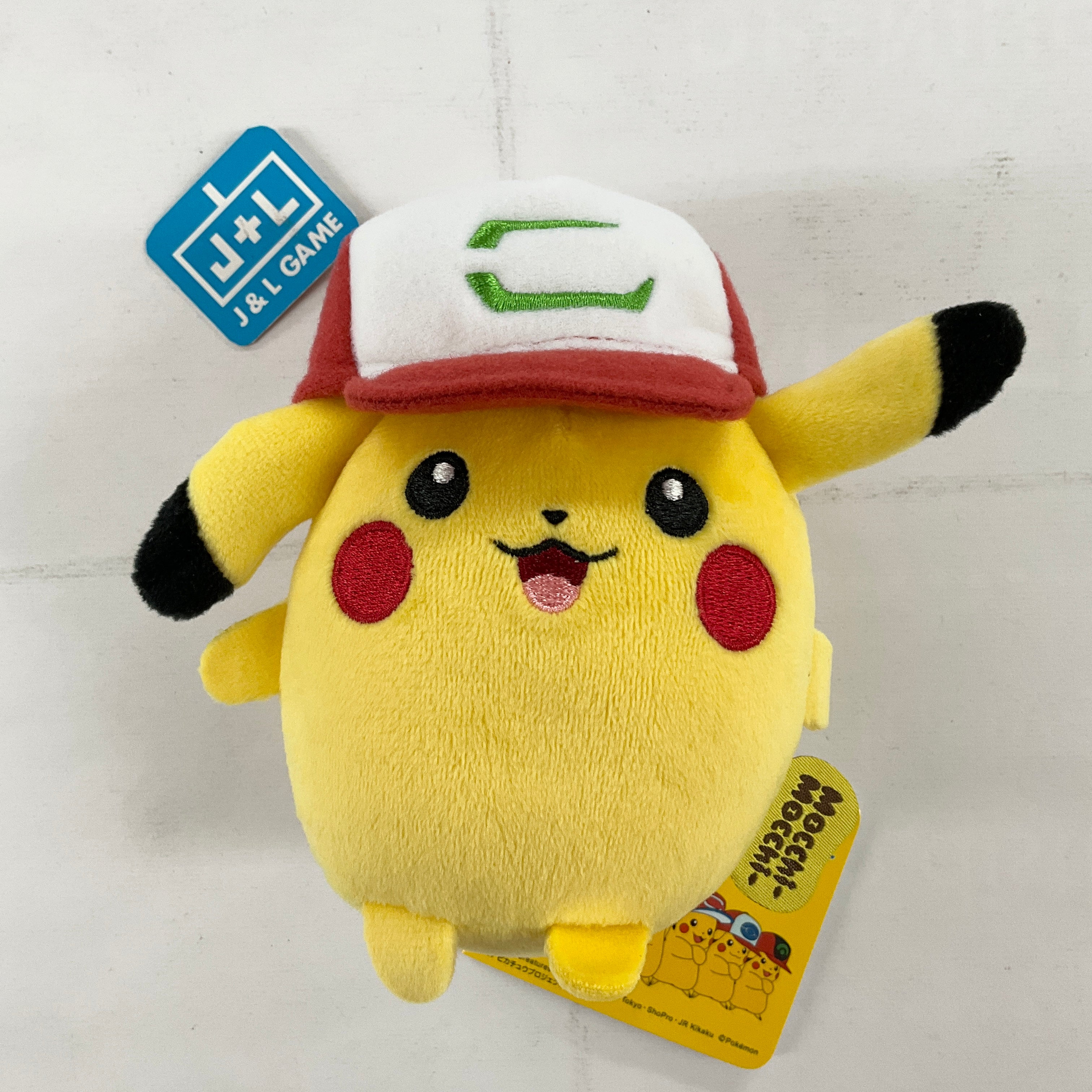 Pokémon Mocchi-Mocchi Pikachu Plush (I Choose You! Cap) (Japanese Import) - Toy Toy TAKARA TOMY A.R.T.S