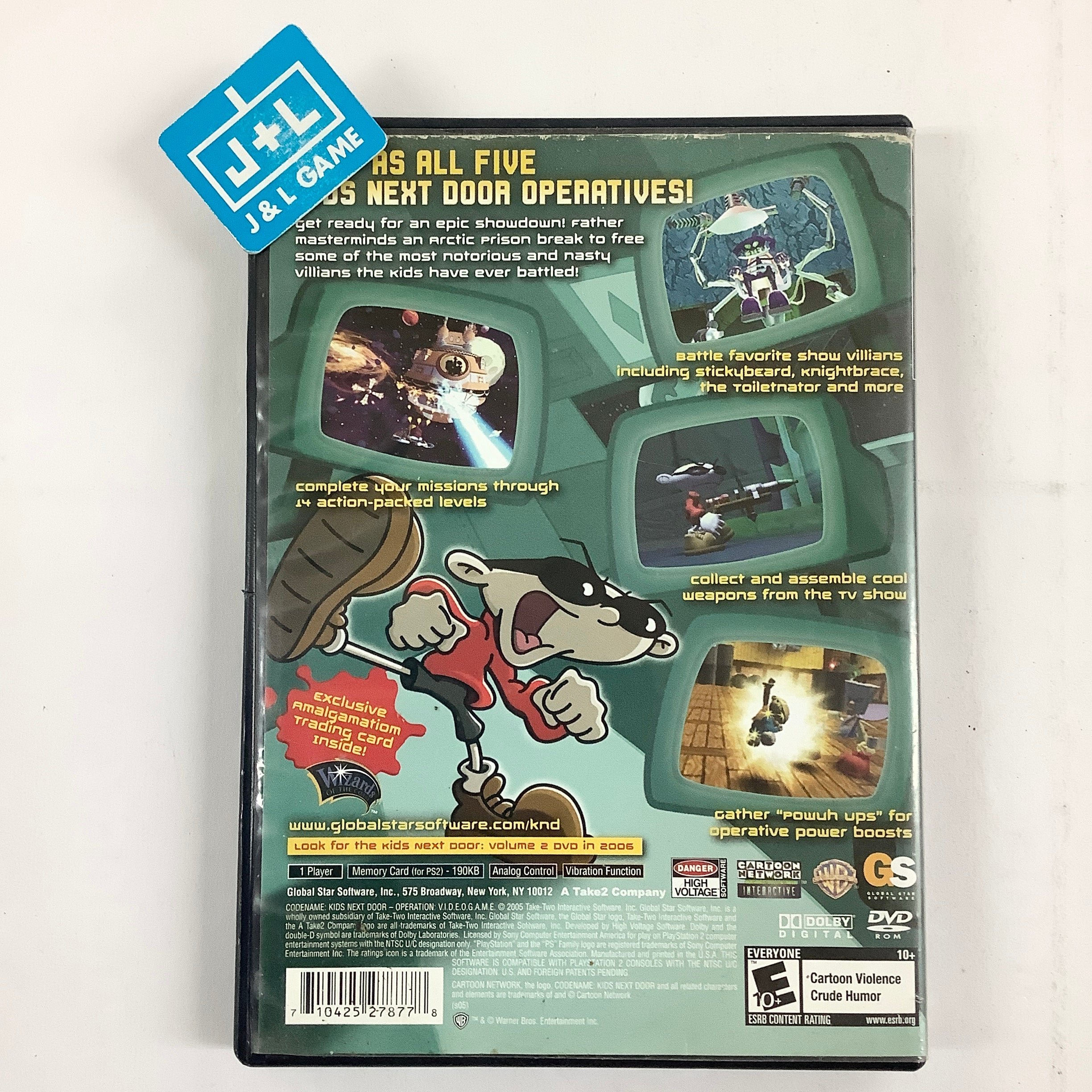 Codename: Kids Next Door: Operation V.I.D.E.O.G.A.M.E. - (PS2) PlayStation 2 [Pre-Owned] Video Games Global Star Software   