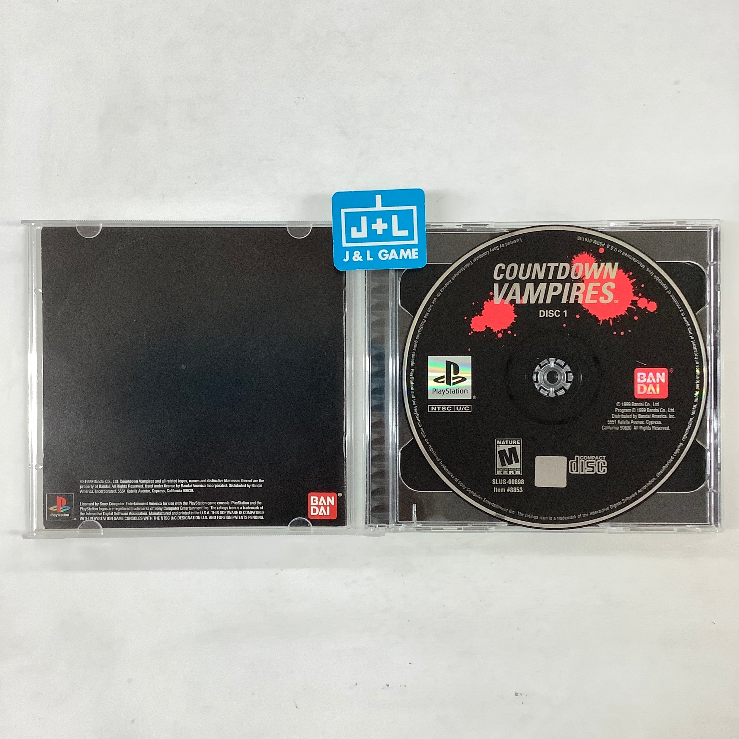 Countdown Vampires - (PS1) PlayStation 1 [Pre-Owned] Video Games Bandai   