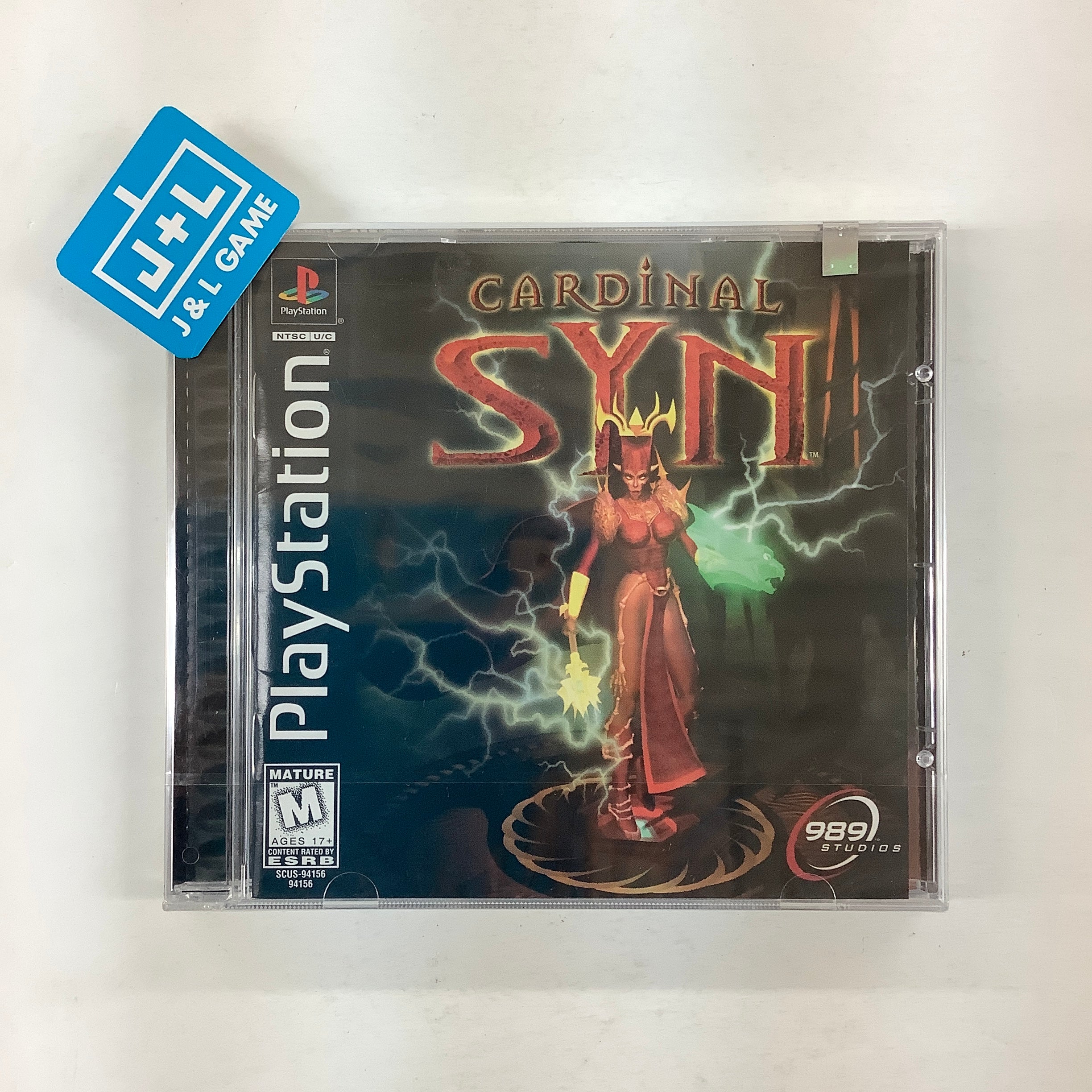 Cardinal Syn - (PS1) PlayStation 1 Video Games 989 Studios   