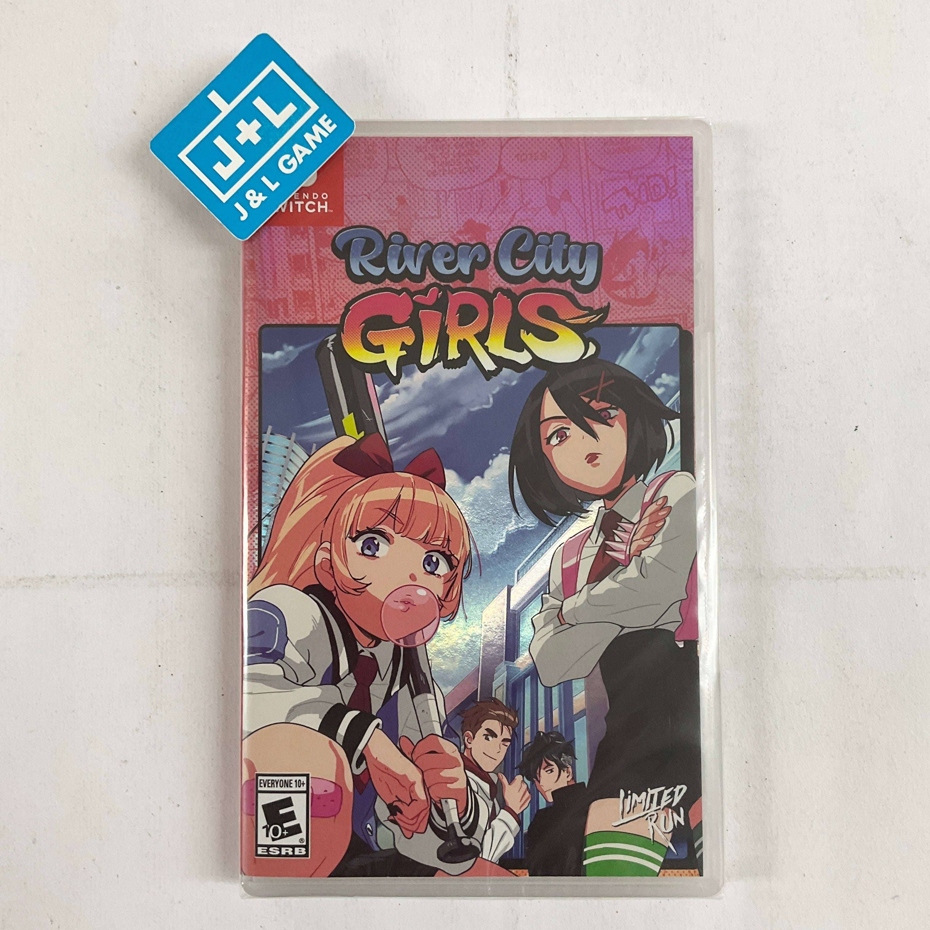 River City Girls (Limited Run #045 Limited Foil Cover Release with Music CD)- (NSW) Nintendo Switch Video Games Limited Run Games