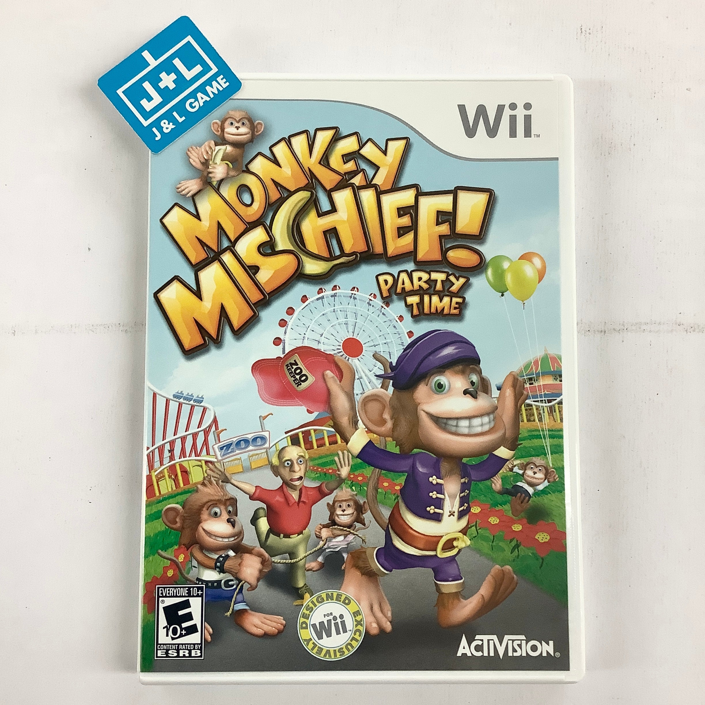 Monkey Mischief: Party Time - Nintendo Wii [Pre-Owned] | J&L Game