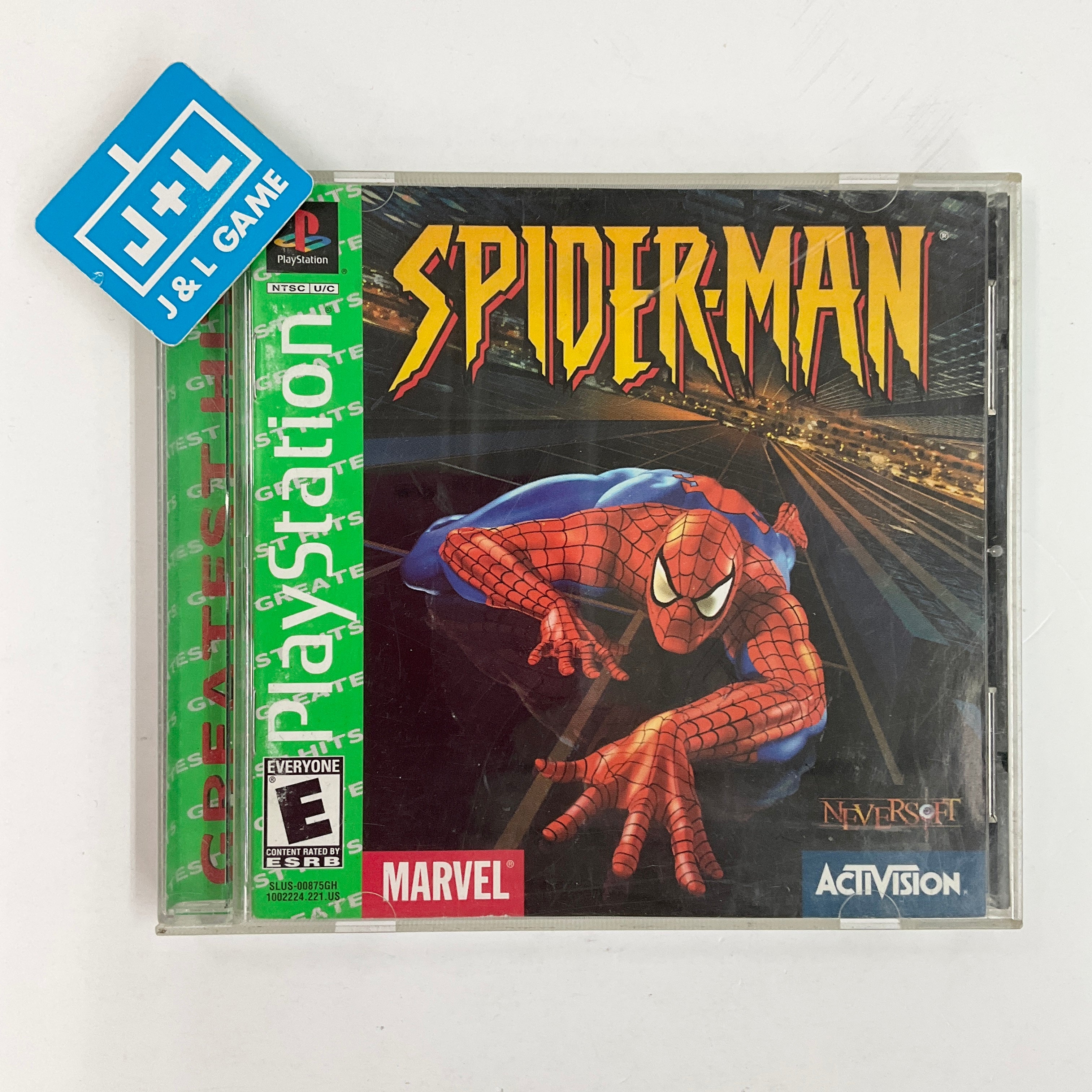 Spider-Man (Greatest Hits) - (PS1) PlayStation 1 [Pre-Owned] Video Games Activision   