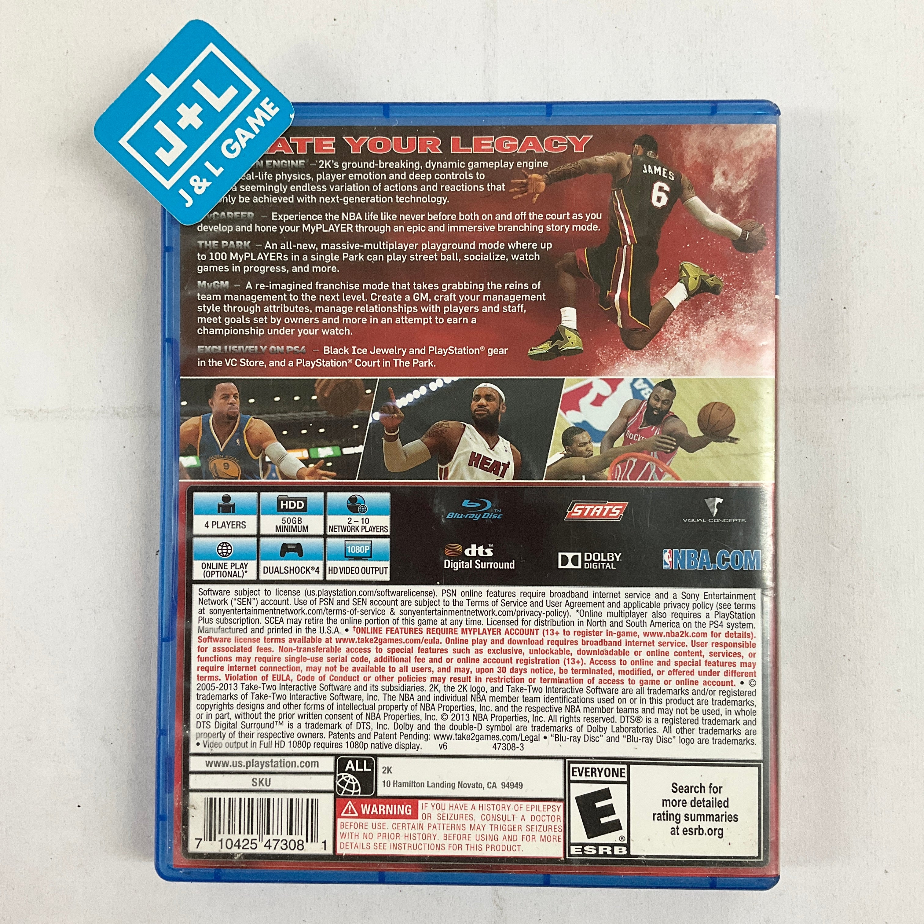 NBA 2K14 - (PS4) PlayStation 4 [Pre-Owned] Video Games 2K Sports   