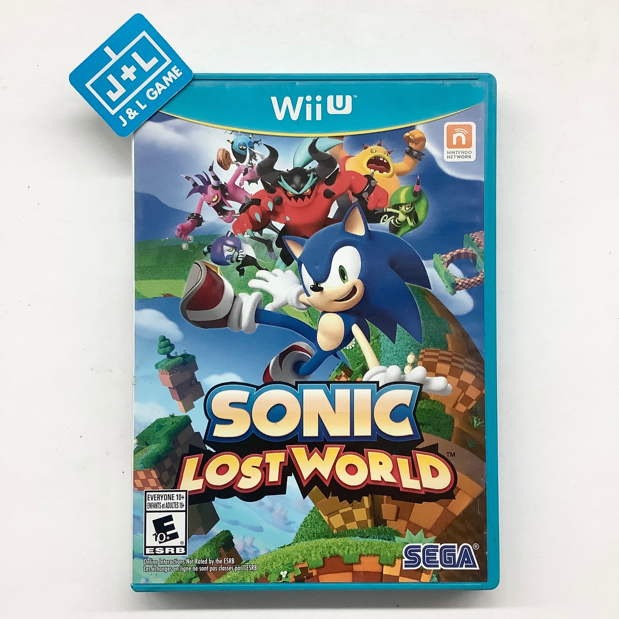 Sonic Lost World - Nintendo Wii U [Pre-Owned] Video Games SEGA   