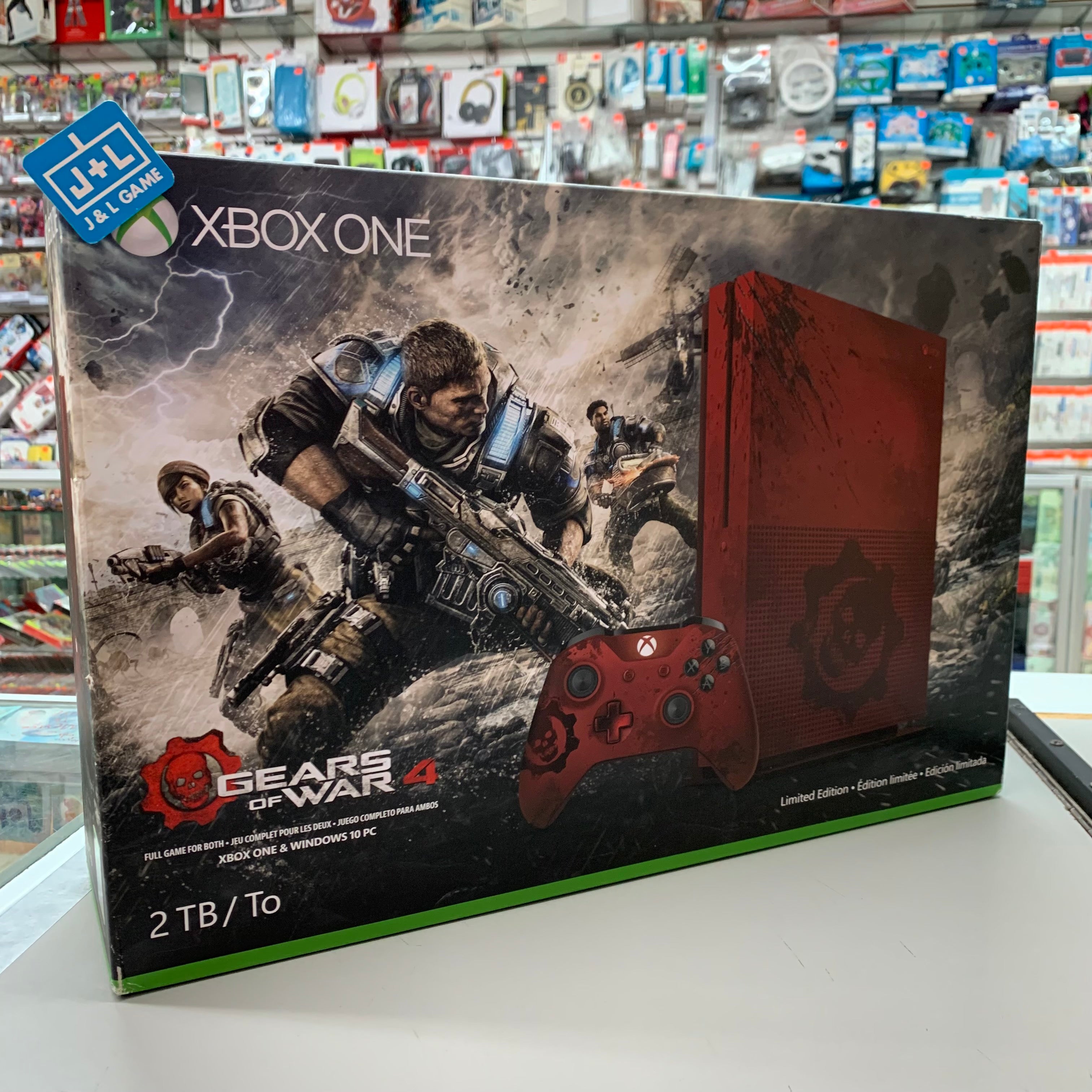 microsoft gear Microsoft Xbox One S 2TB Console Gears of War 4 Limited Edition