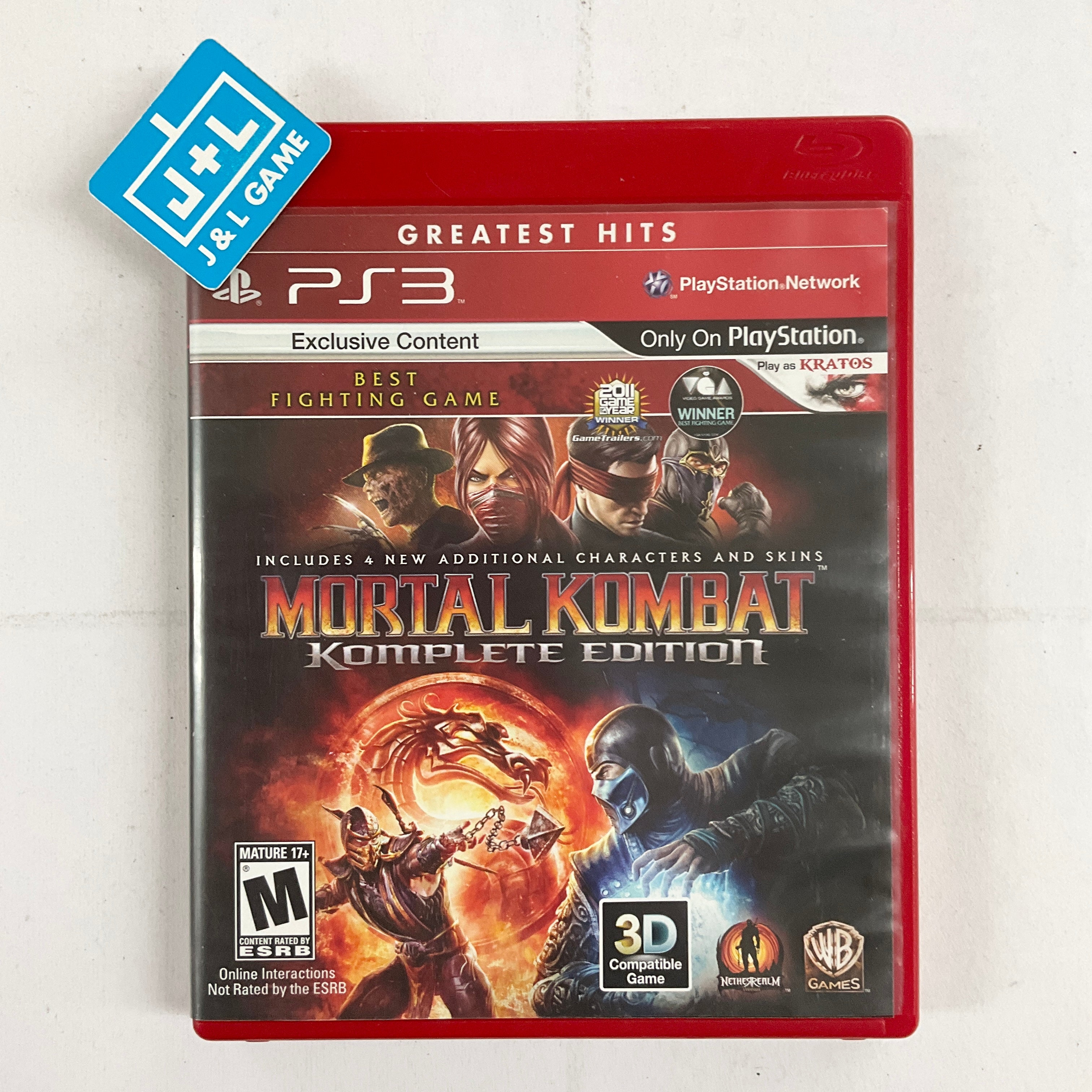 Mortal Kombat Komplete Edition (Greatest Hits) - (PS3) PlayStation 3 [Pre-Owned] Video Games Warner Bros. Interactive Entertainment   