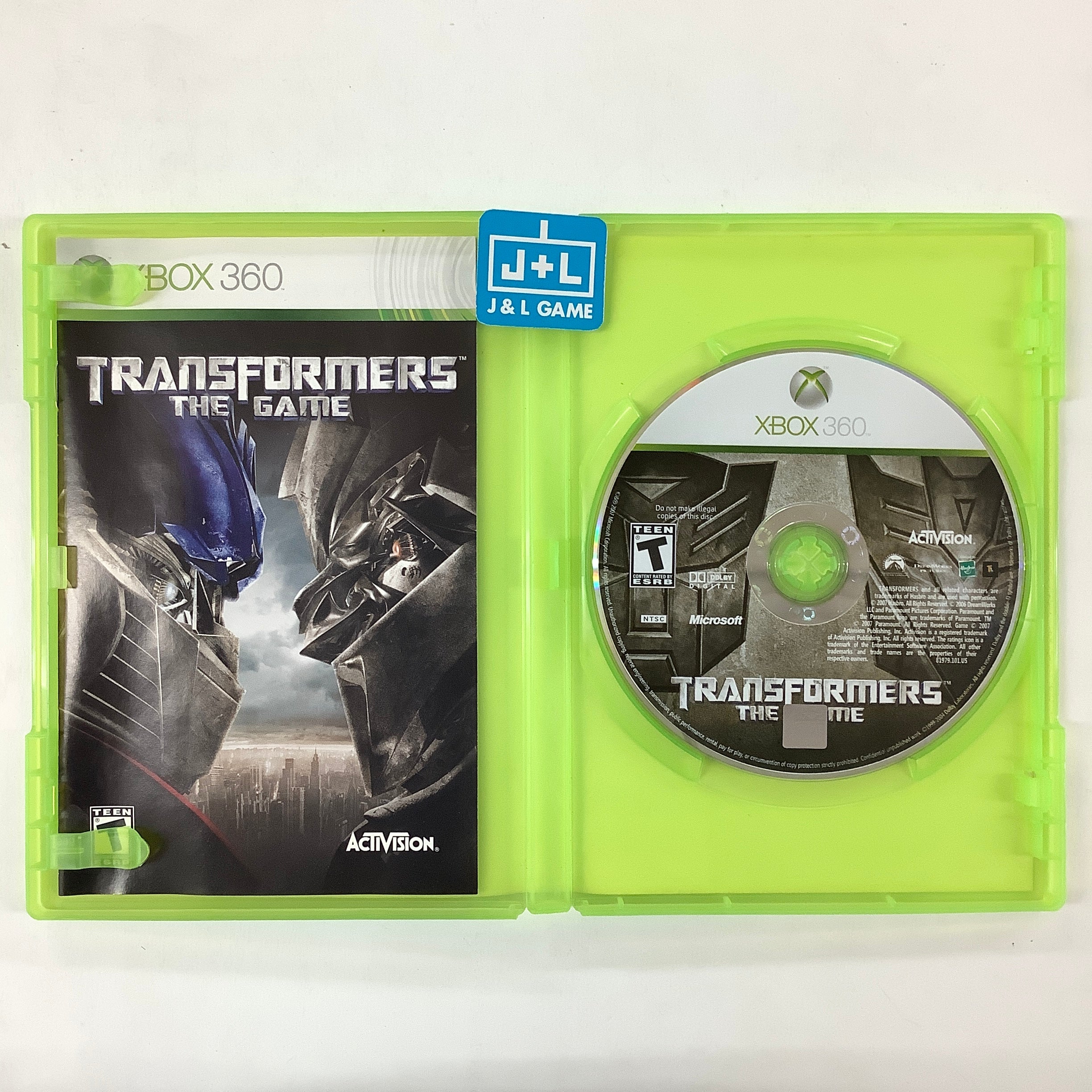 Transformers: The Game - Xbox 360 [Pre-Owned] Video Games Activision   