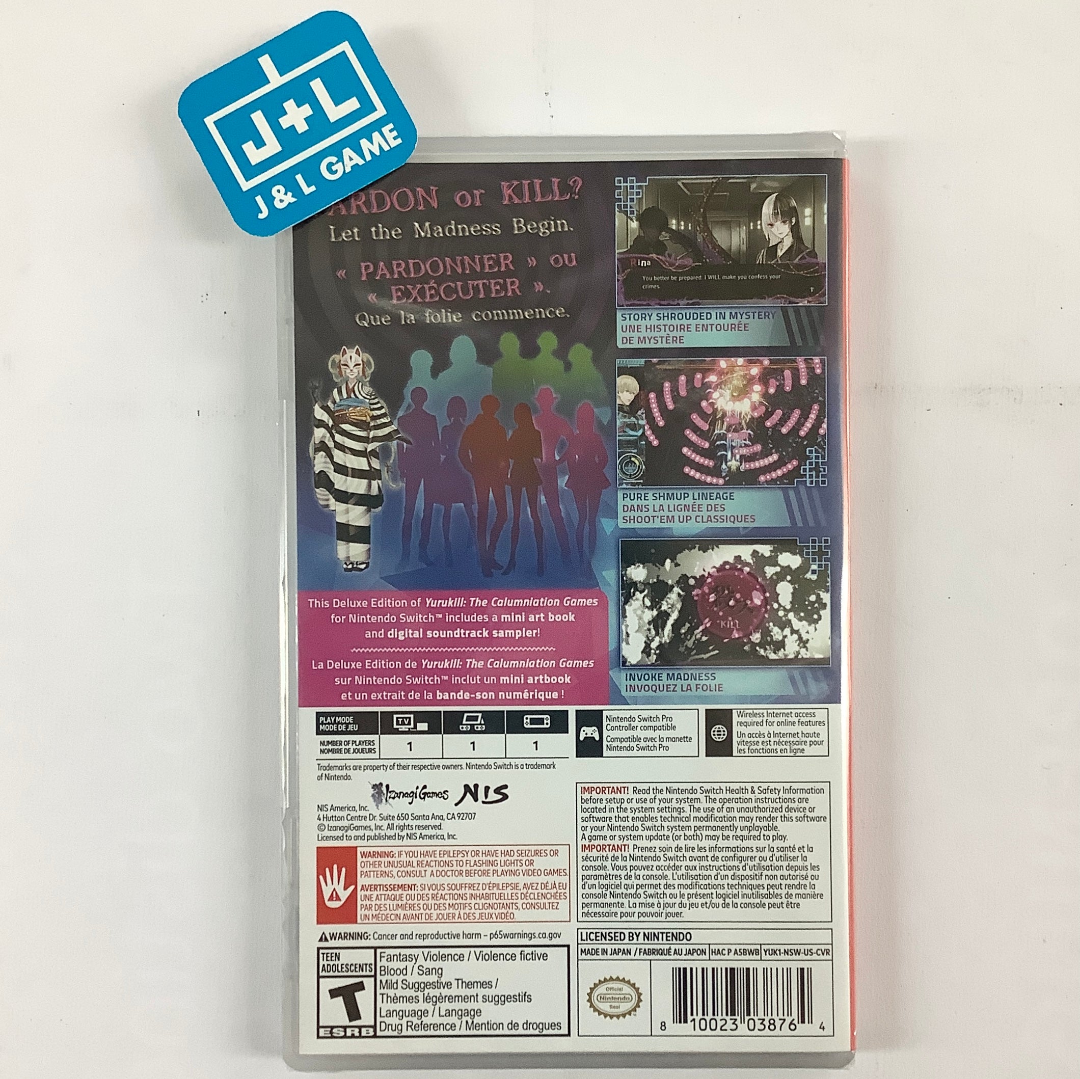 Yurukill: The Calumniation Games (Deluxe Edition) - (NSW) Nintendo Switch Video Games NIS America   
