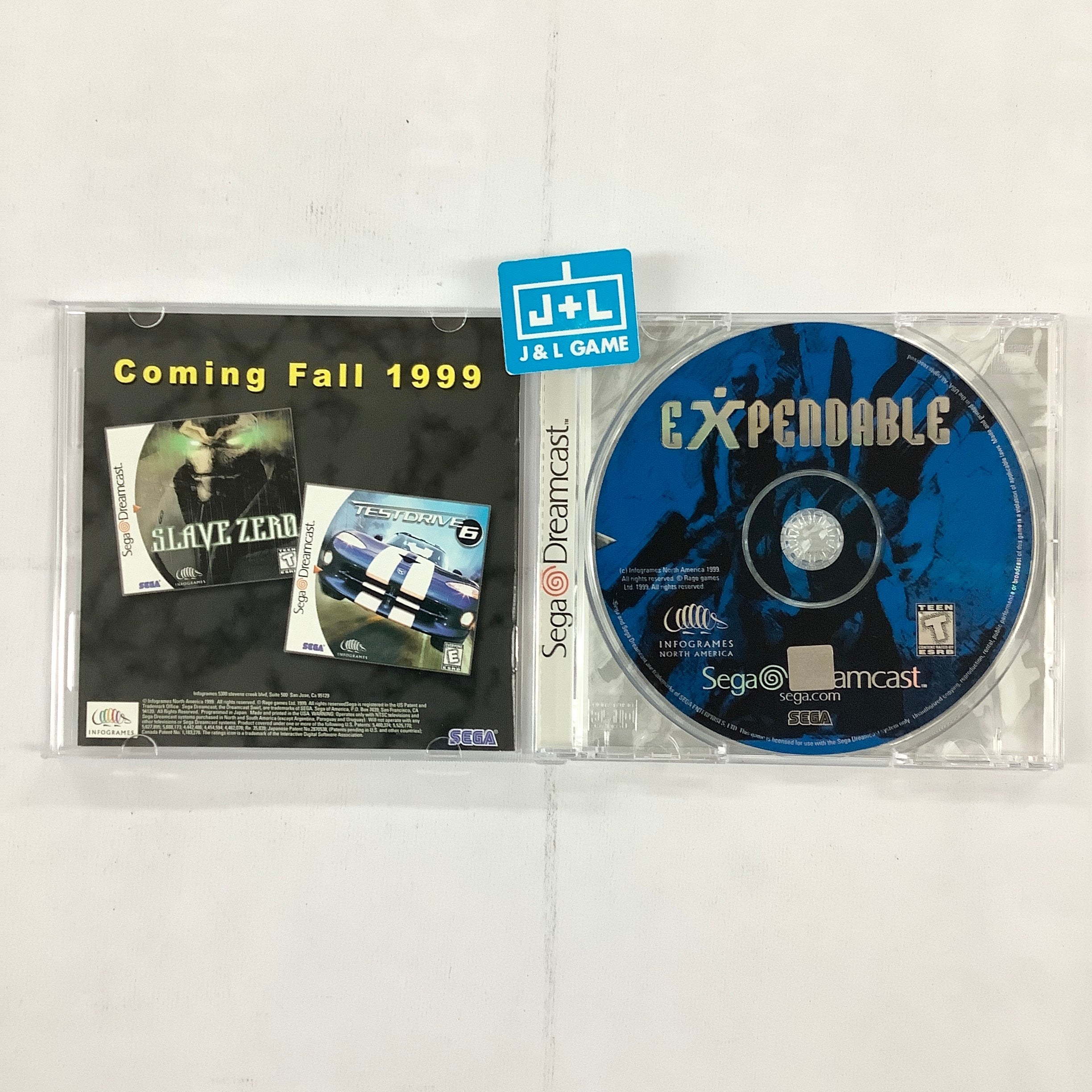 Expendable - (DC) SEGA Dreamcast  [Pre-Owned] Video Games Infogrames   