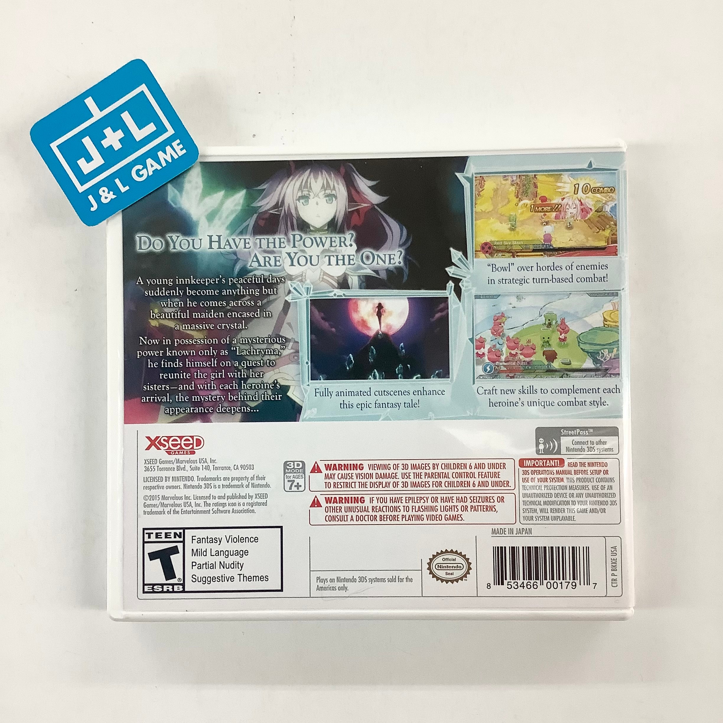 Lord of Magna: Maiden Heaven - Nintendo 3DS [Pre-Owned] Video Games XSEED Games   