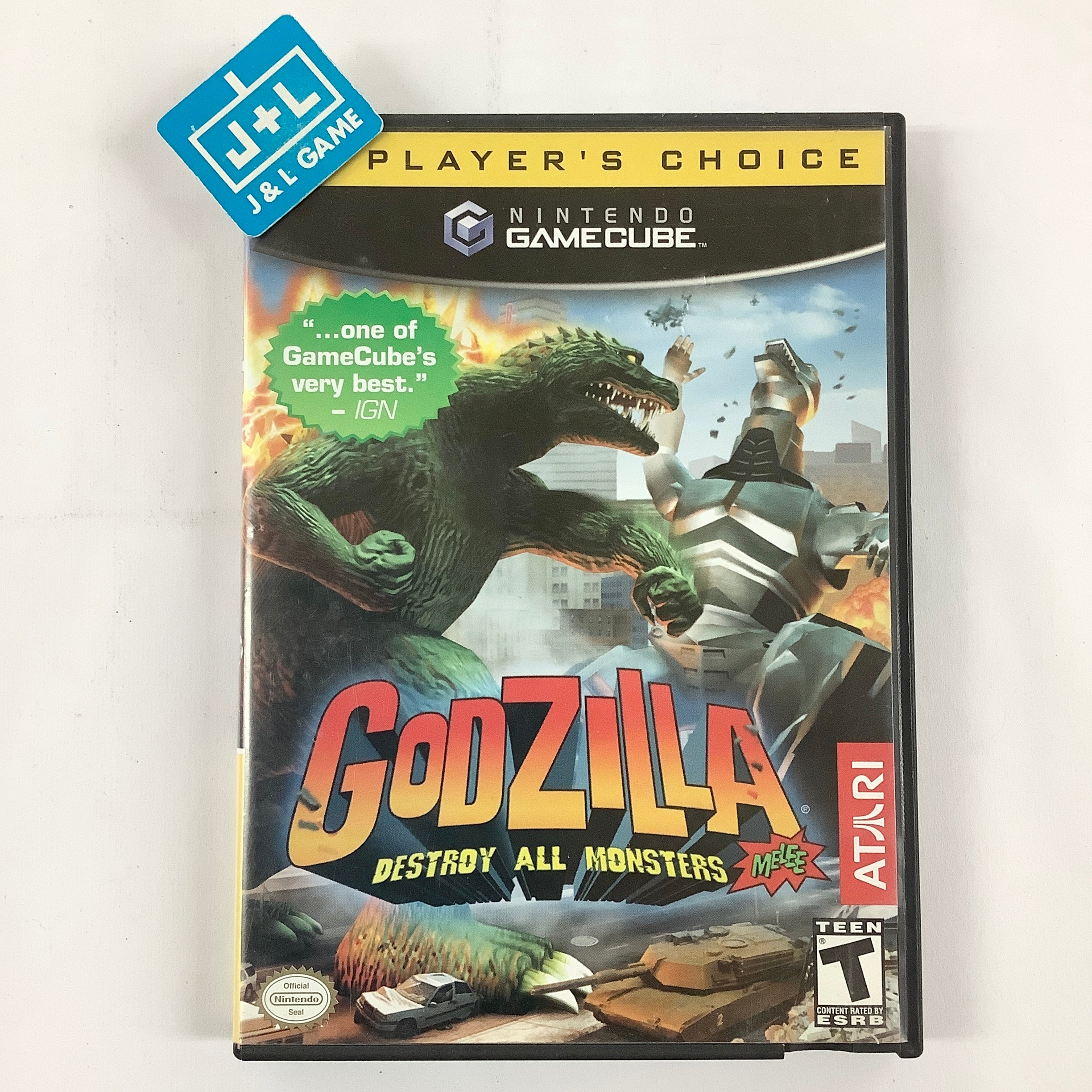 godzilla destroy all monsters gamecube Godzilla Destroy All Monsters Melee
