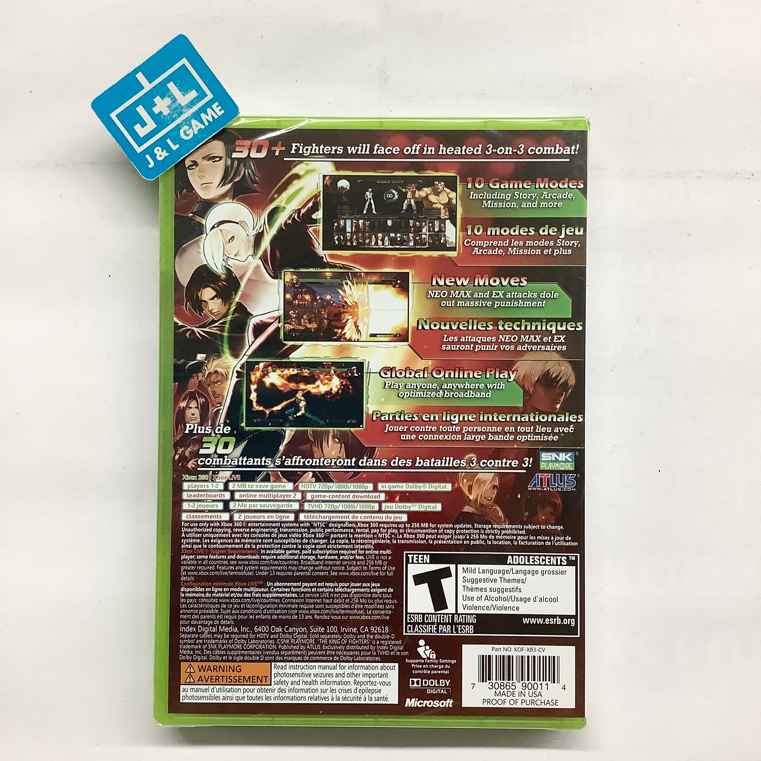 The King of Fighters XIII - Xbox 360 Video Games Atlus   