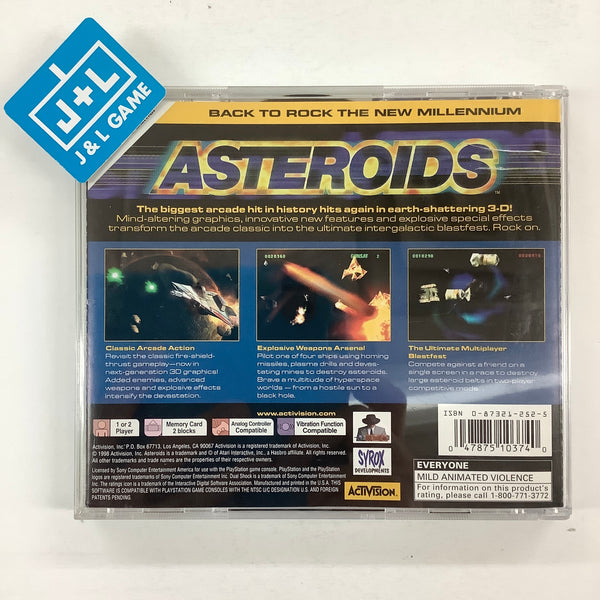 Asteroids - Atari - Shock Games