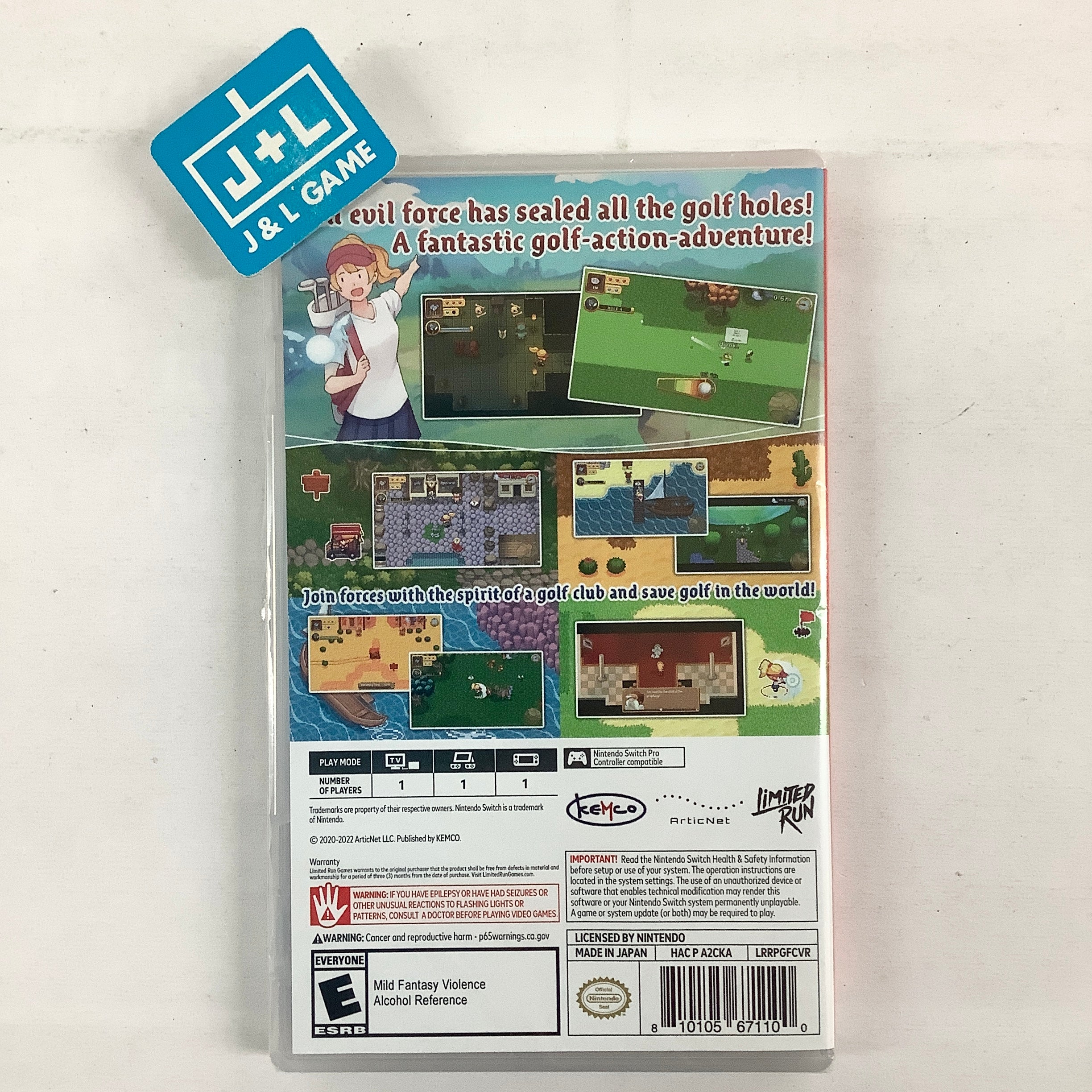 RPGolf Legends - (NSW) Nintendo Switch Video Games Limited Run Games   