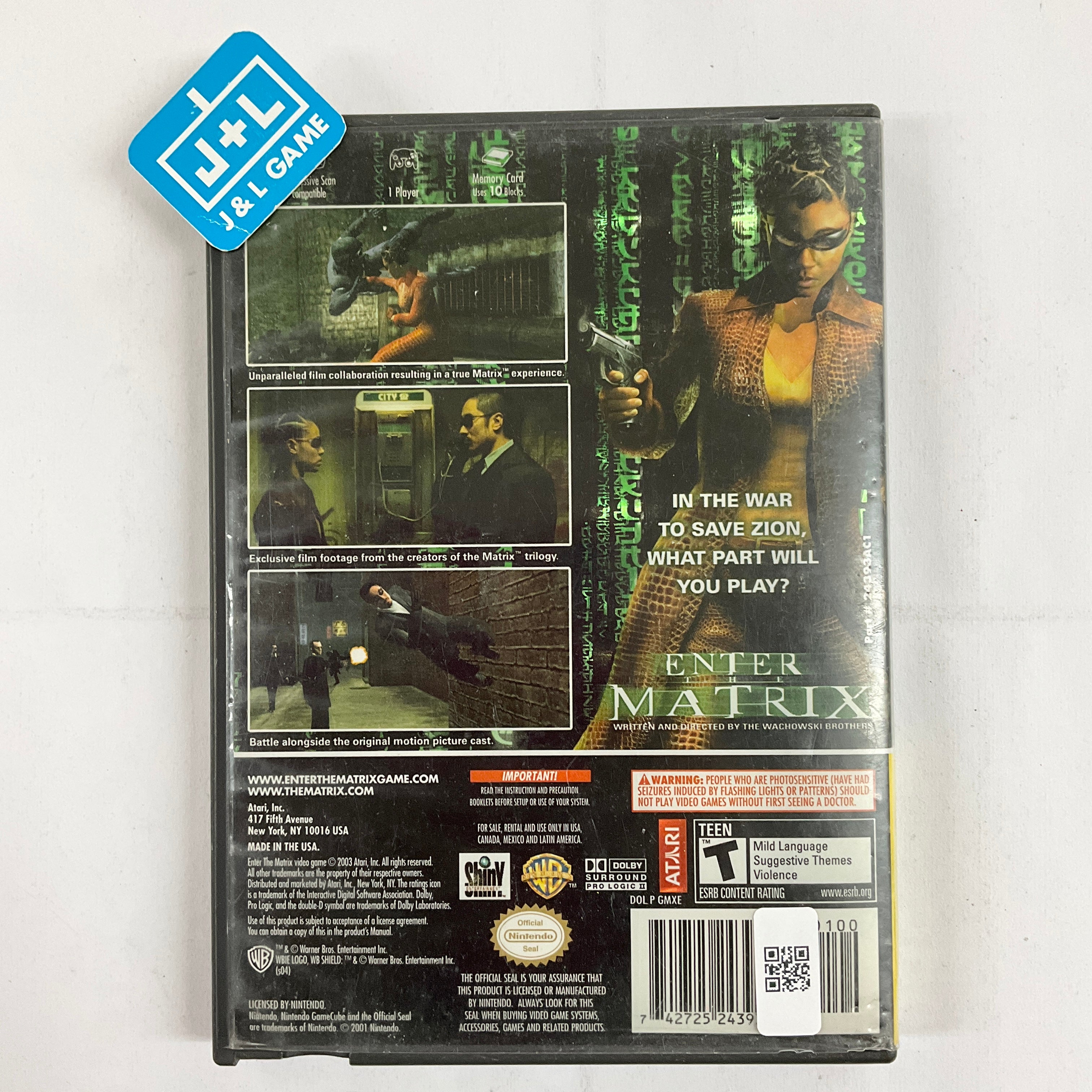 Enter the Matrix (Player's Choice) - (GC) GameCube [Pre-Owned] Video Games Atari SA   