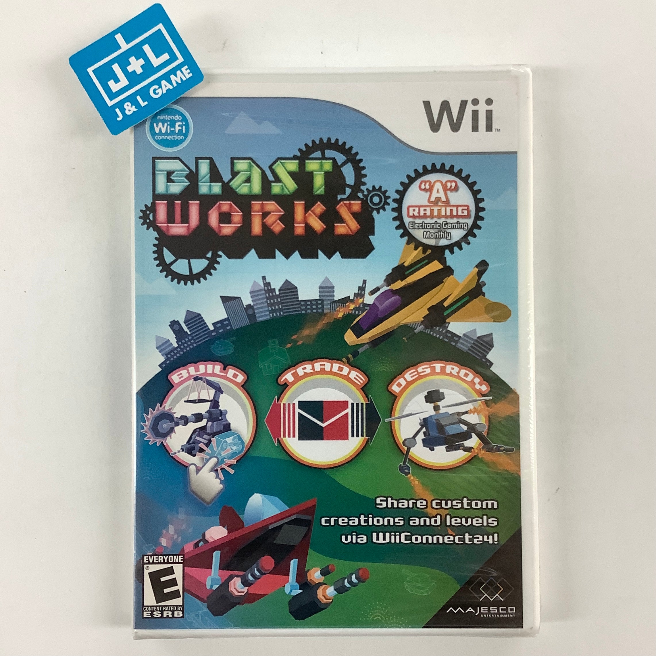 Blast Works: Build, Trade, Destroy - Nintendo Wii Video Games Majesco