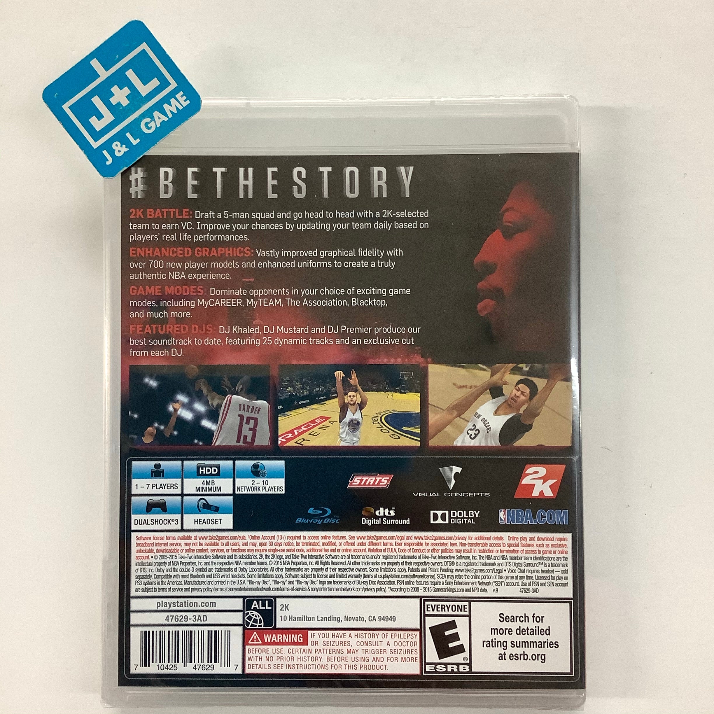 NBA 2K16 - (PS3) PlayStation 3 Video Games 2K Sports   