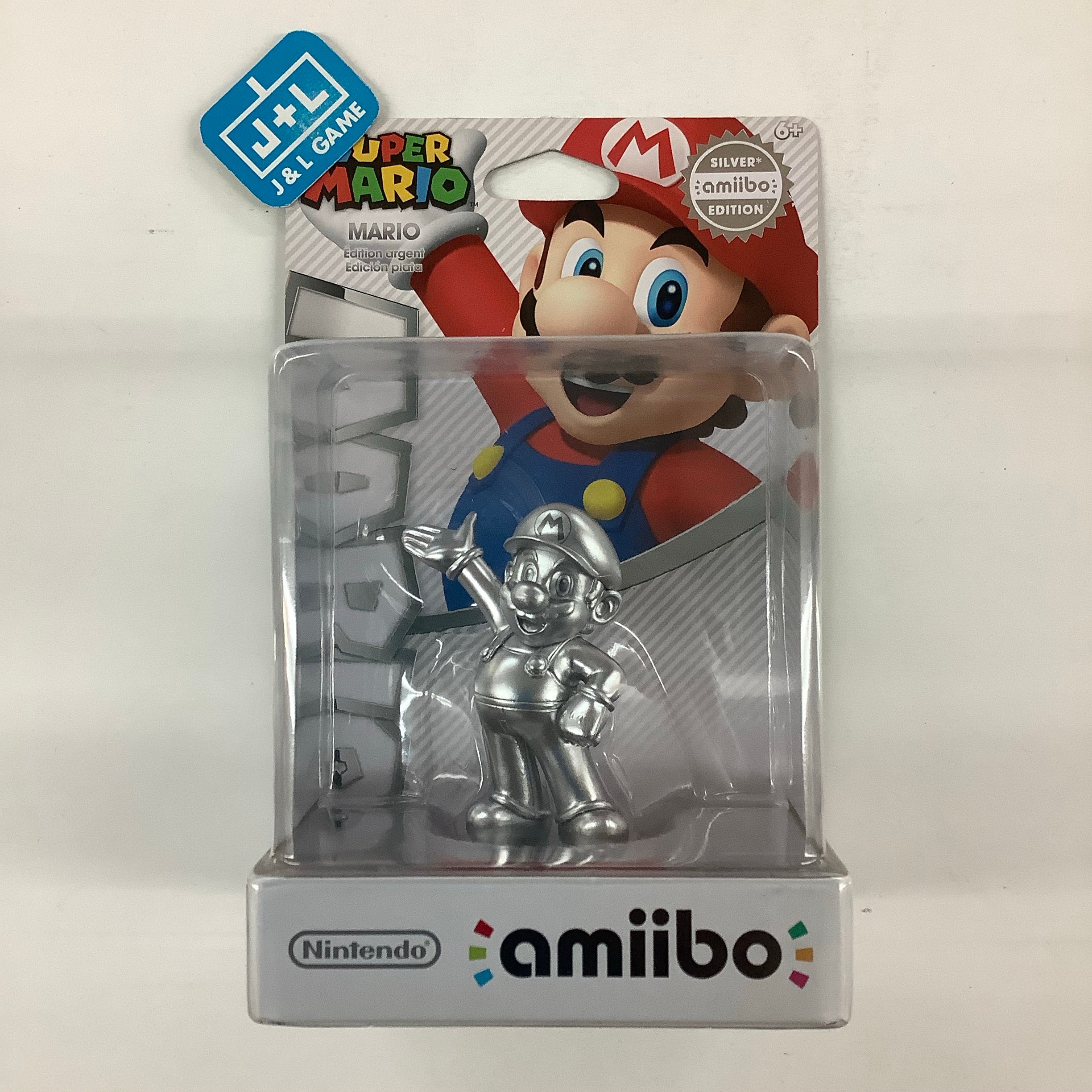 Mario (Silver Edition) (Super Mario series) - Nintendo WiiU Amiibo