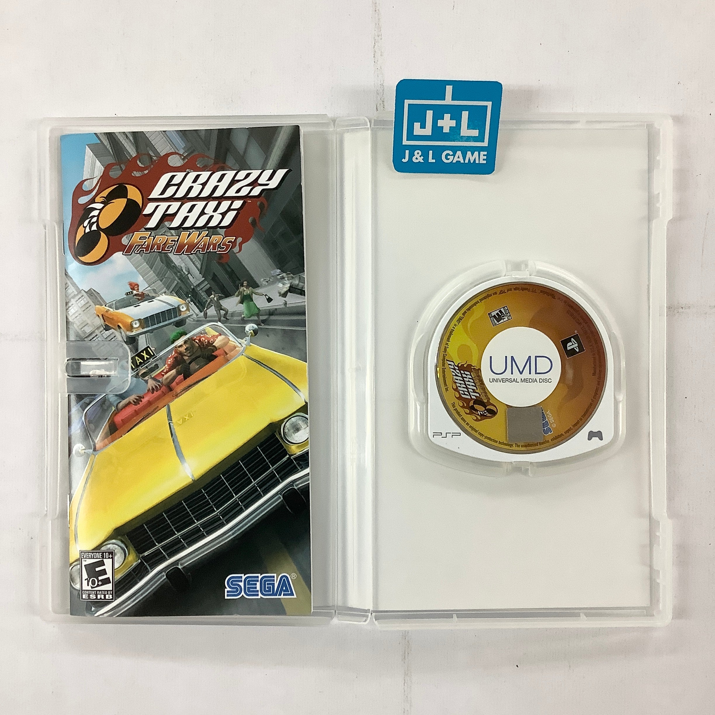 Crazy Taxi: Fare Wars - SONY PSP [Pre-Owned] Video Games Sega   