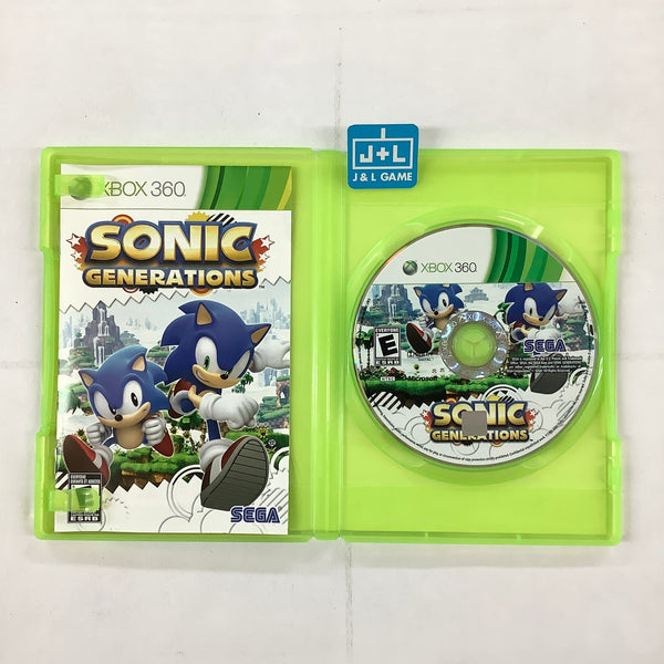 Sonic Generations - Xbox 360 [Pre-Owned] - PRE-OWNED GAME DISC WITH GAME  CASE AND GAME COVER AND GAME MANUAL in 2023