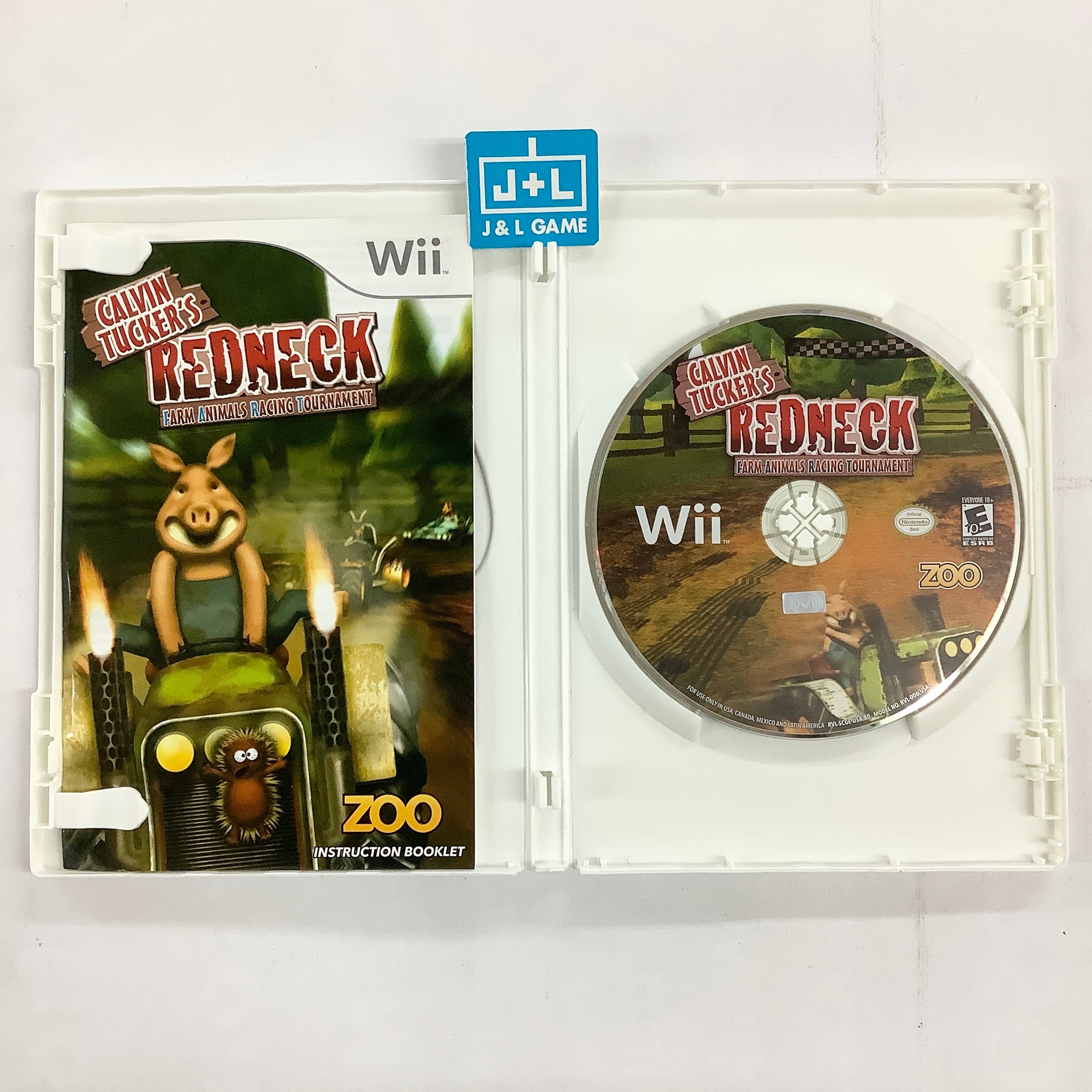 Redneck Farm Animals Racing Tournament - Nintendo Wii [Pre-Owned] Video Games Zoo Games   
