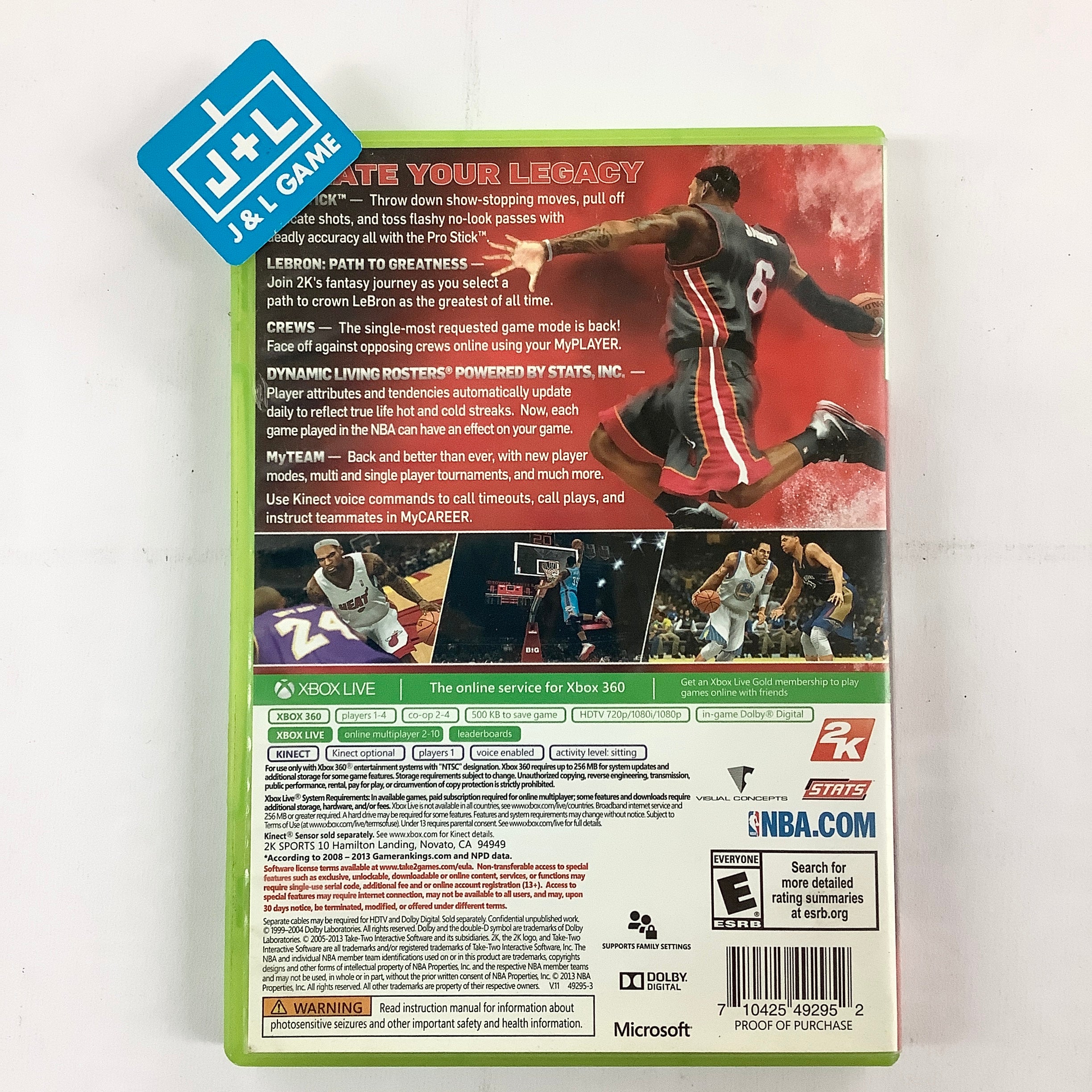 NBA 2K14 - Xbox 360 [Pre-Owned] Video Games 2K Sports   