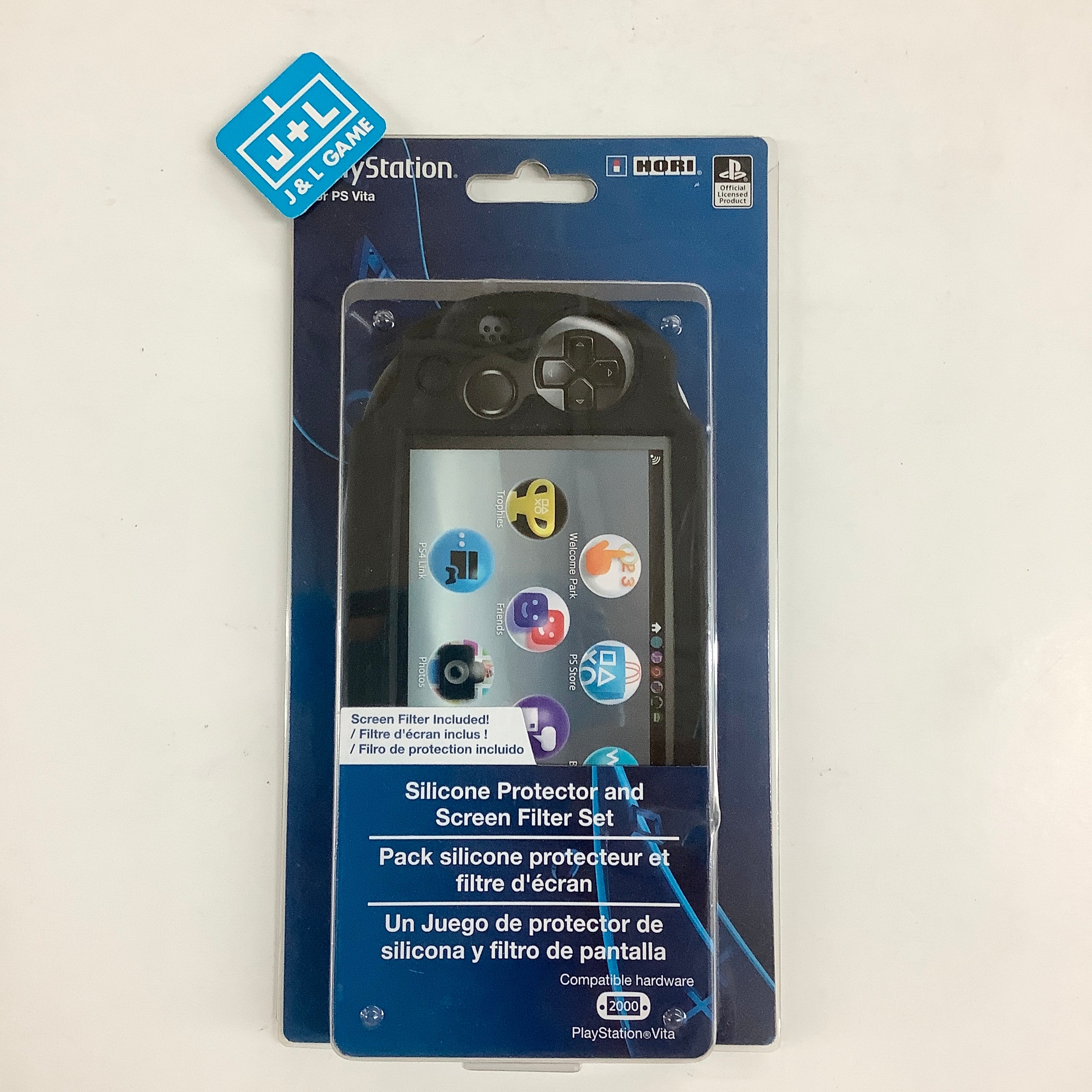 HORI PlayStation Vita 2000 Silicone Protector and Screen Filter Set (PSV) PlayStation Vita