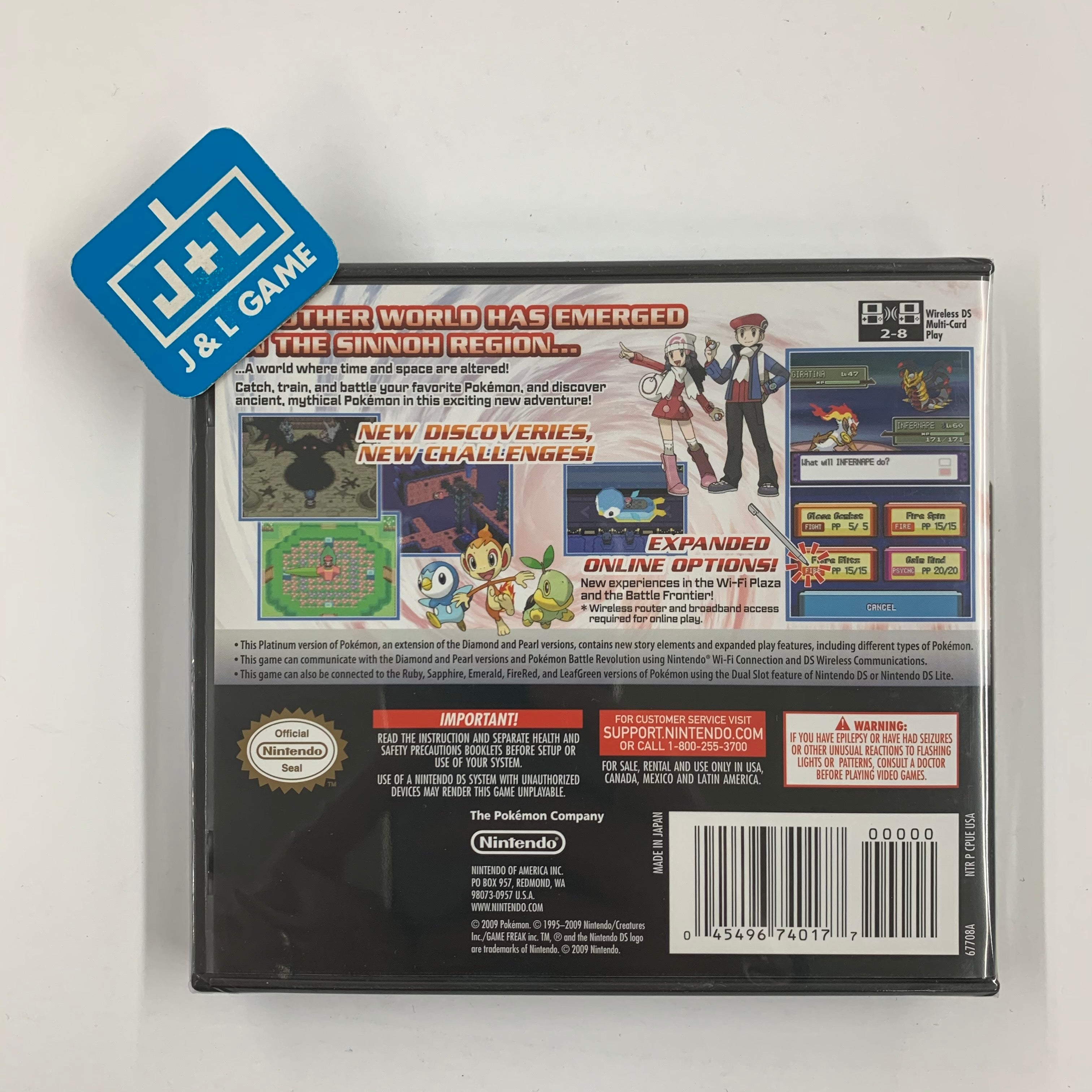 Pokemon Platinum Version - Nintendo DS Video Games Nintendo   