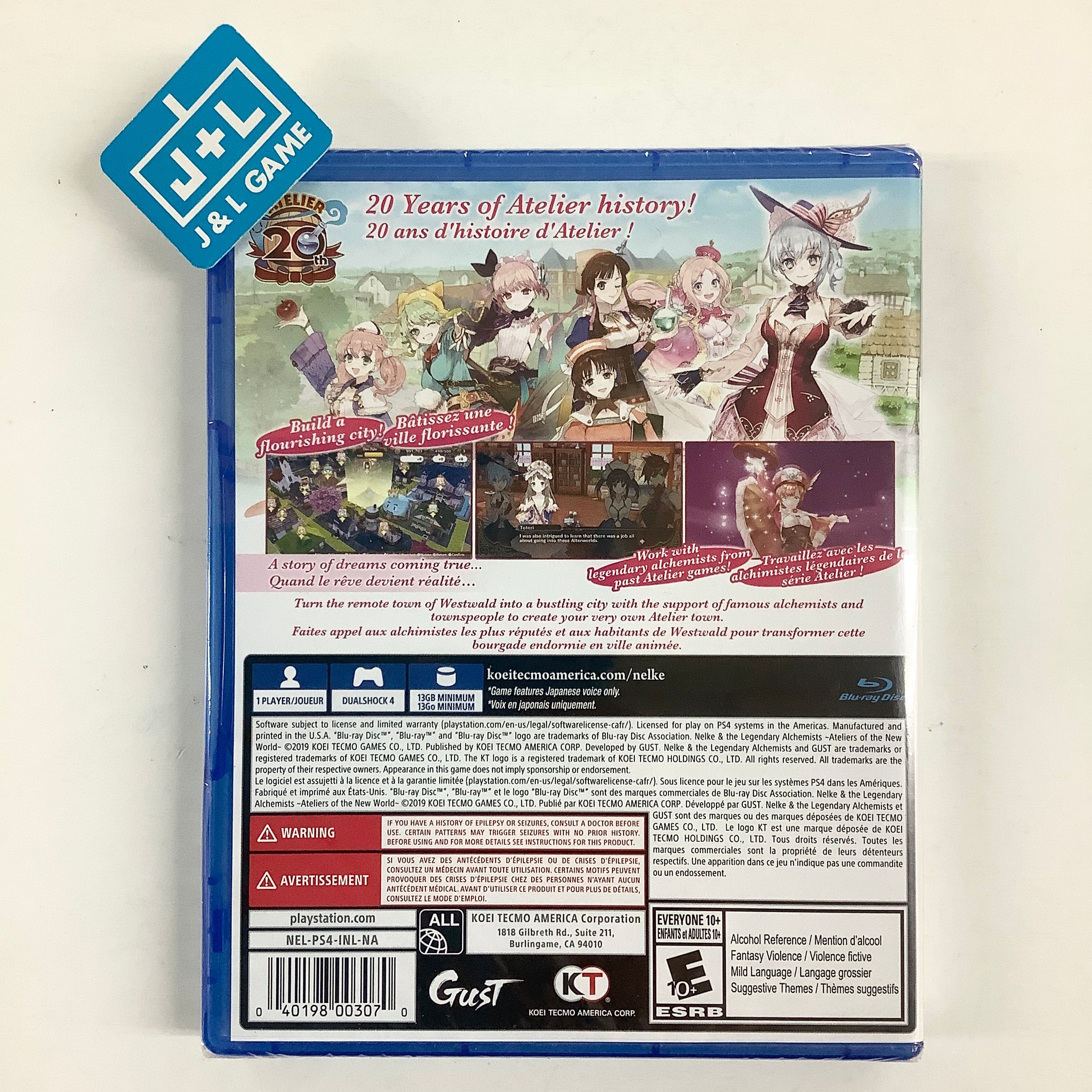 Nelke & the Legendary Alchemists: Ateliers of the New World - (PS4) PlayStation 4 Video Games Koei Tecmo Games   