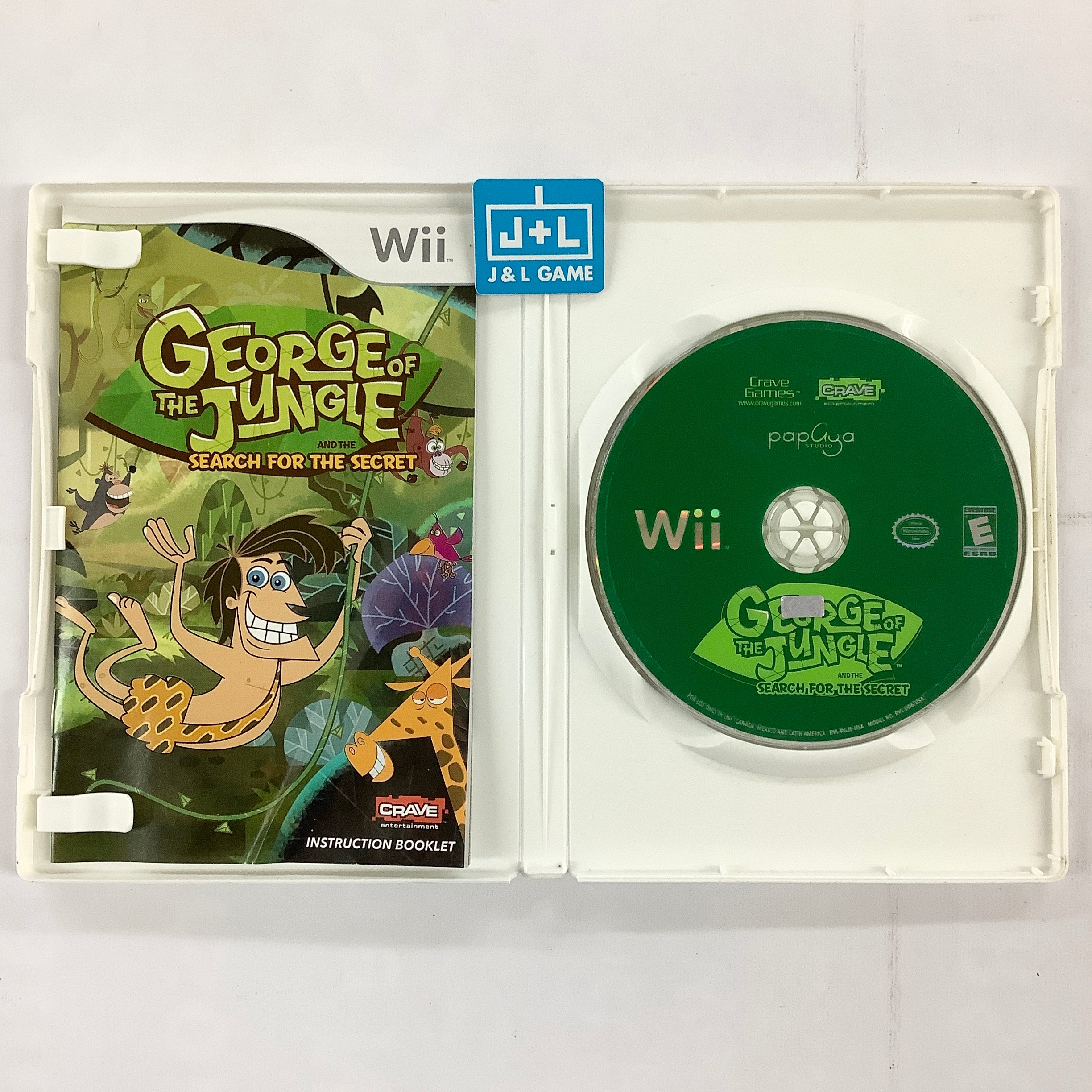 George of the Jungle and the Search for the Secret - Nintendo Wii [Pre-Owned] Video Games Crave   