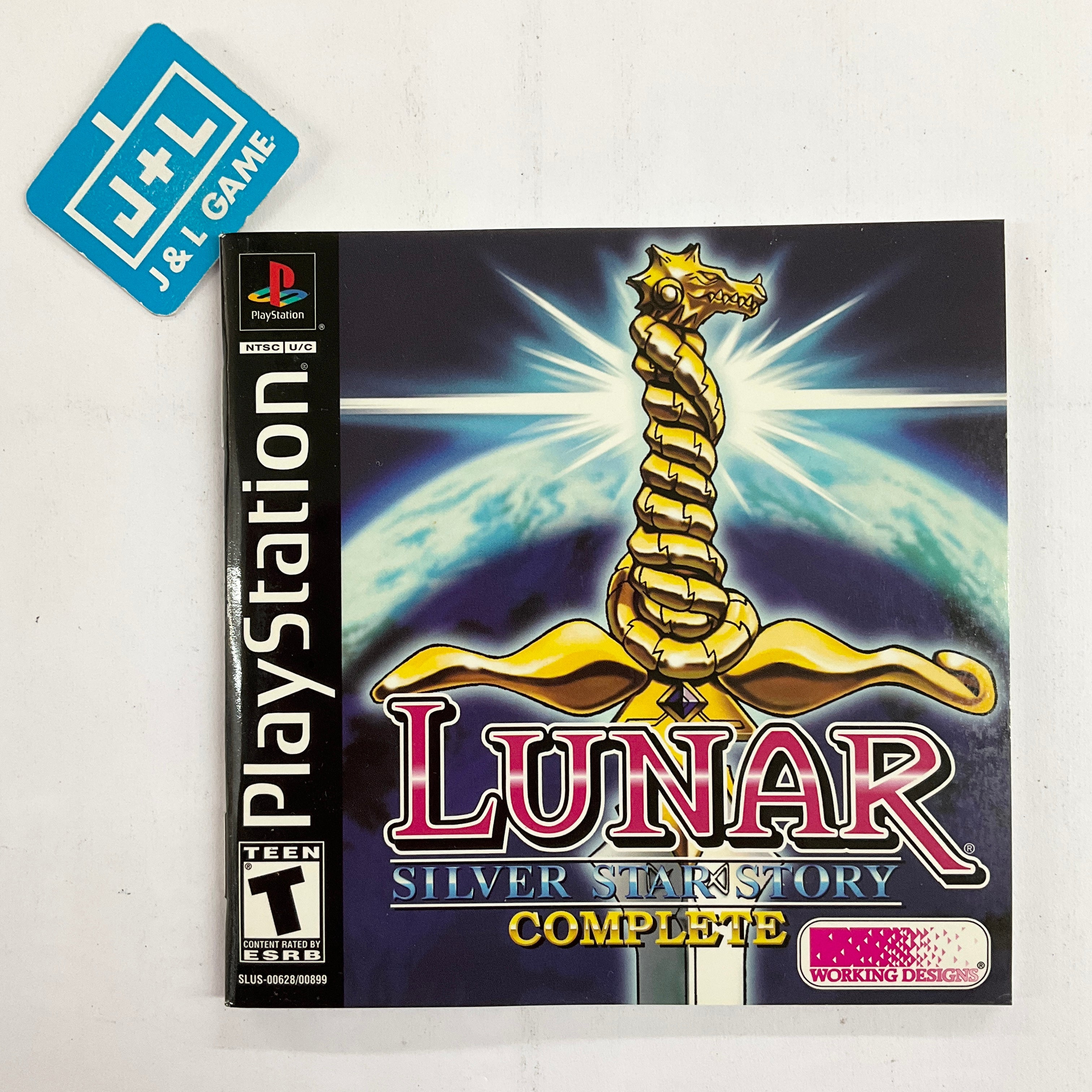 Lunar: Silver Star Story Complete (Fan Art Edition) - (PS1) PlayStation 1 [Pre-Owned] Video Games Working Designs   
