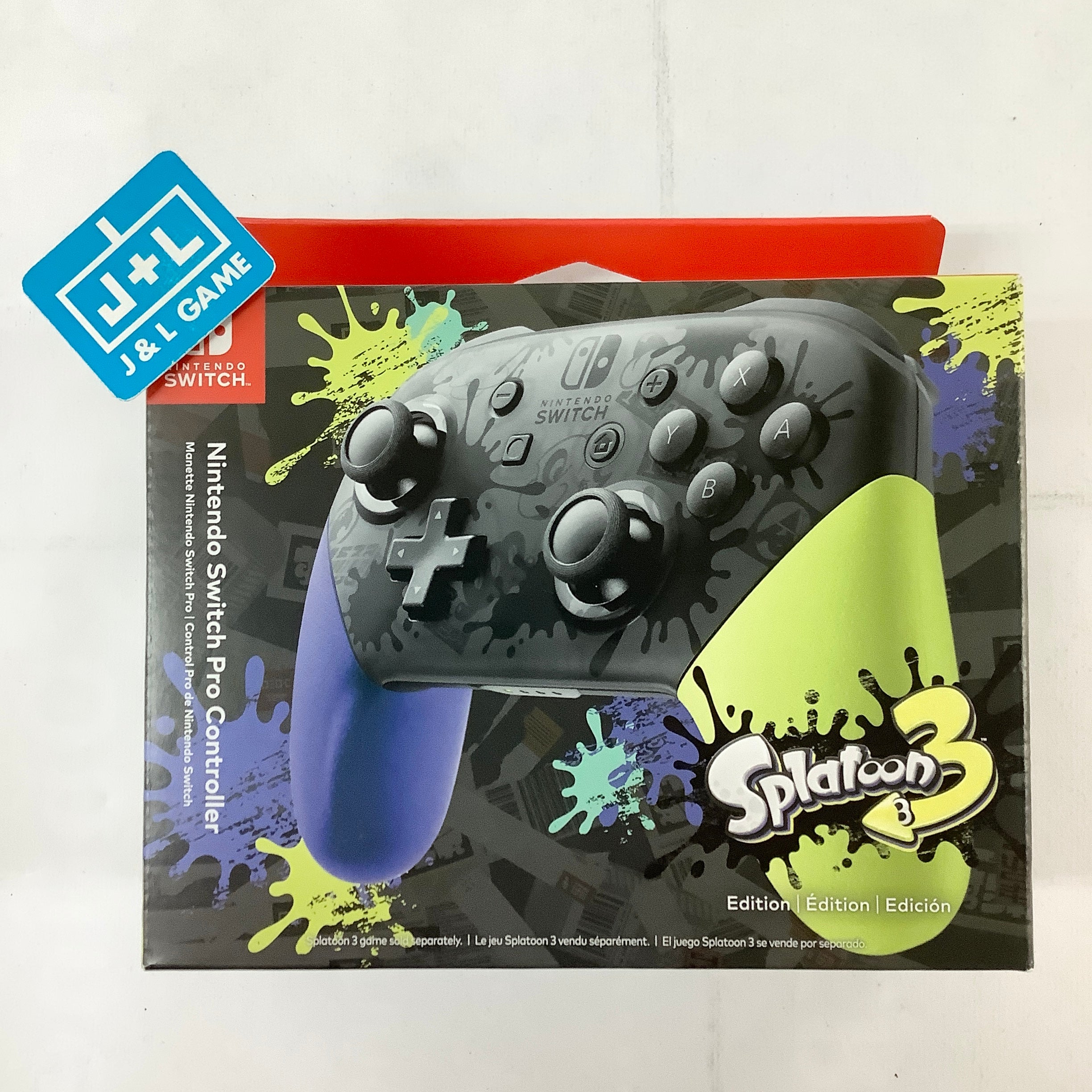 Nintendo Switch Pro Controller (Splatoon 3 Edition) - (NSW